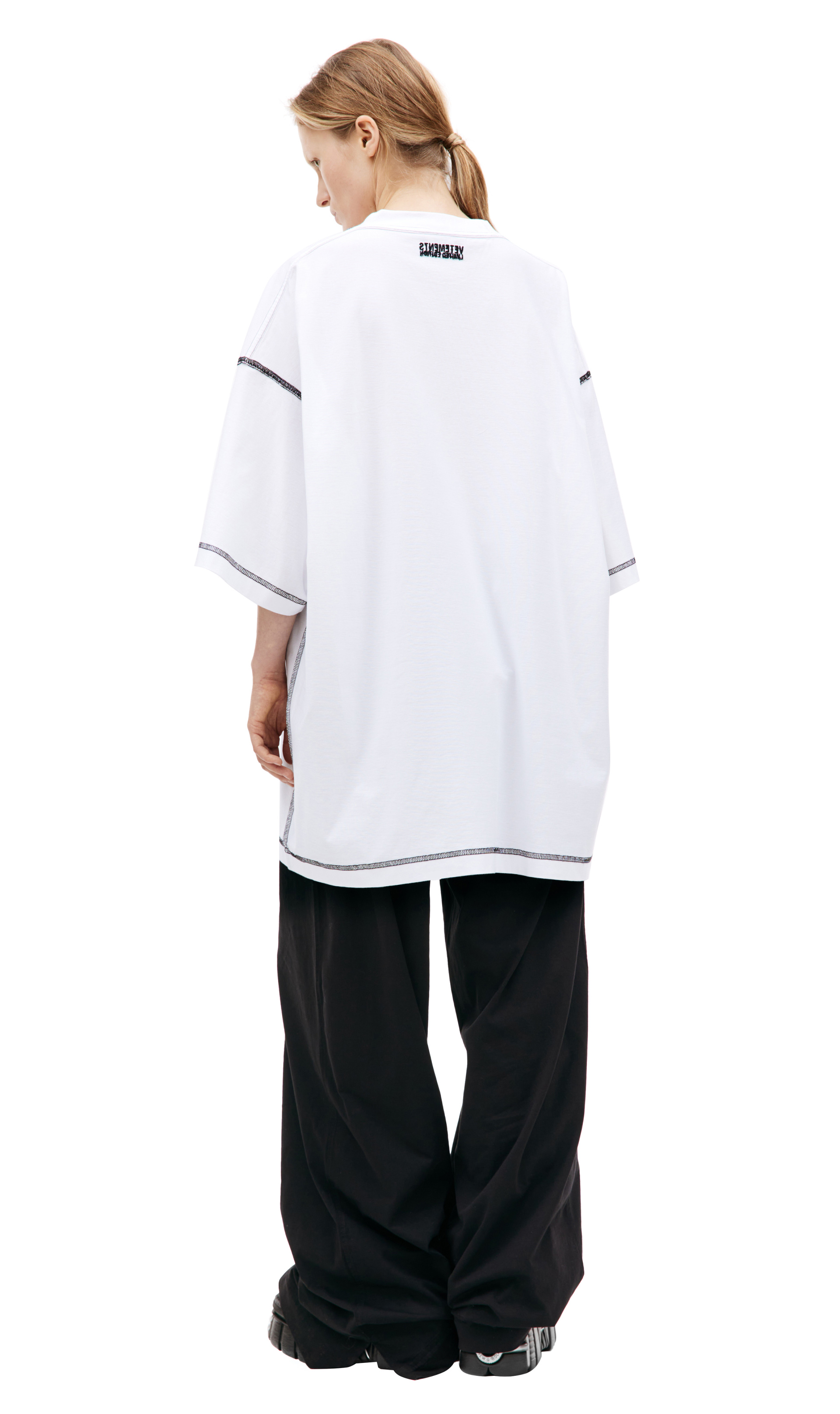 VETEMENTS Oversized inside-out t-shirt