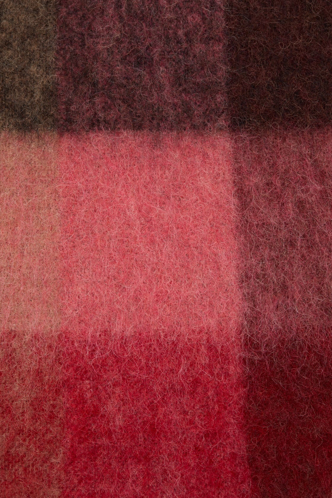 Acne Studios Mohair Checked Scarf