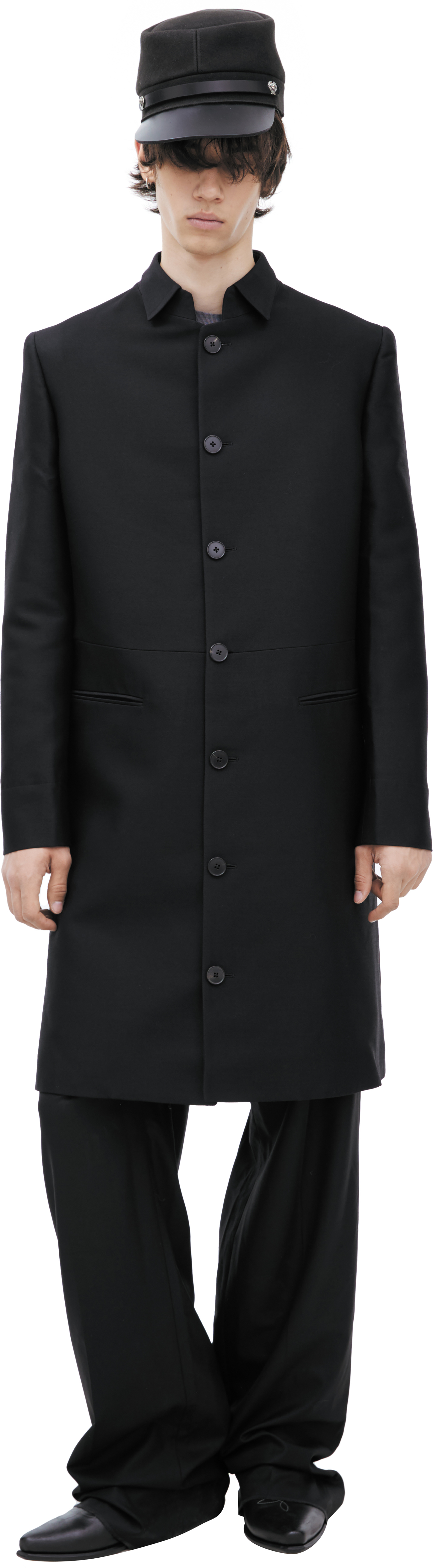 Enfants Riches Déprimés Single-breasted wool coat