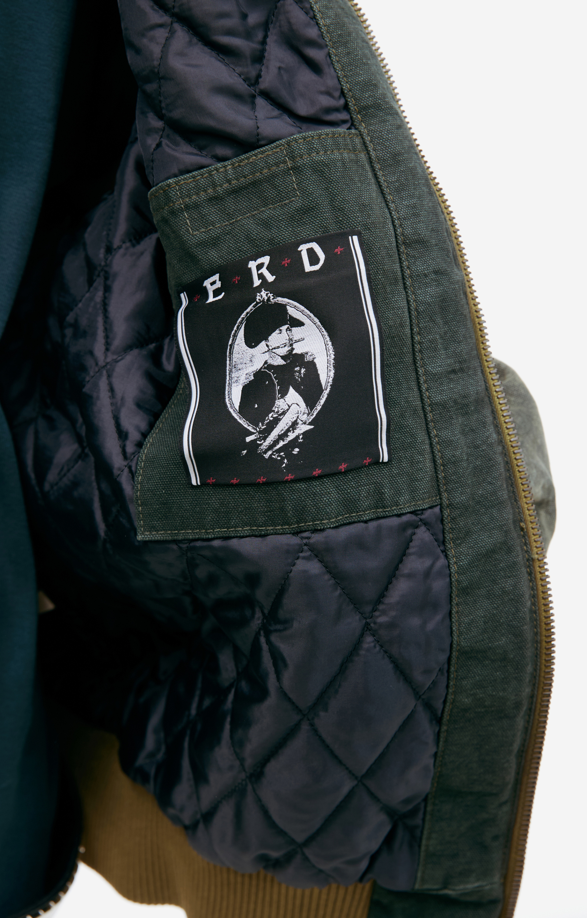 Enfants Riches Déprimés Denim jacket with patch