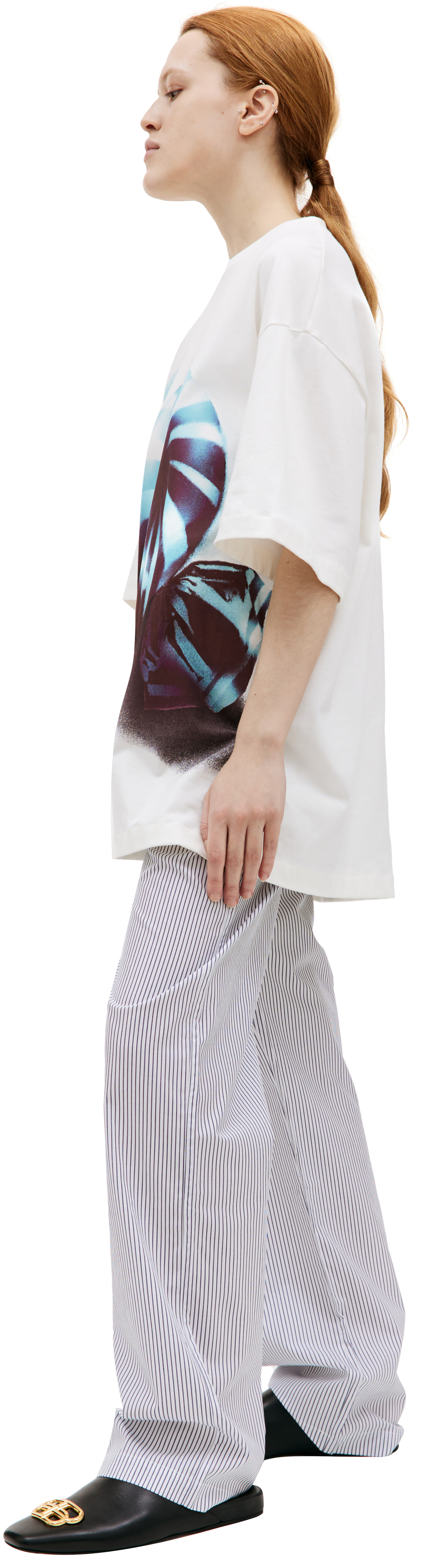 Jil Sander White printed t-shirt