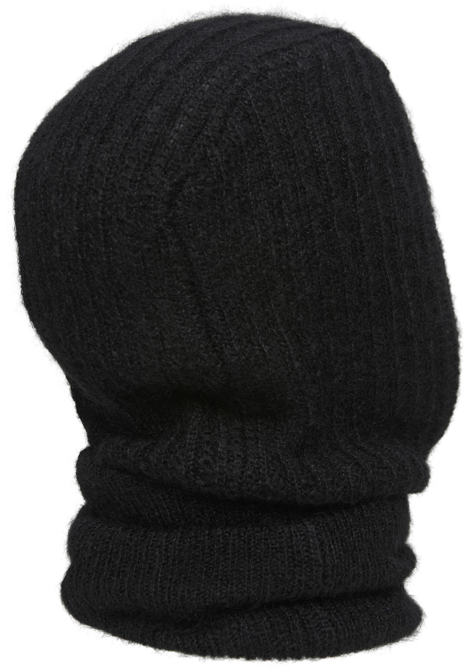 Buy Ann Demeulemeester women black mohair & silk balaclava for