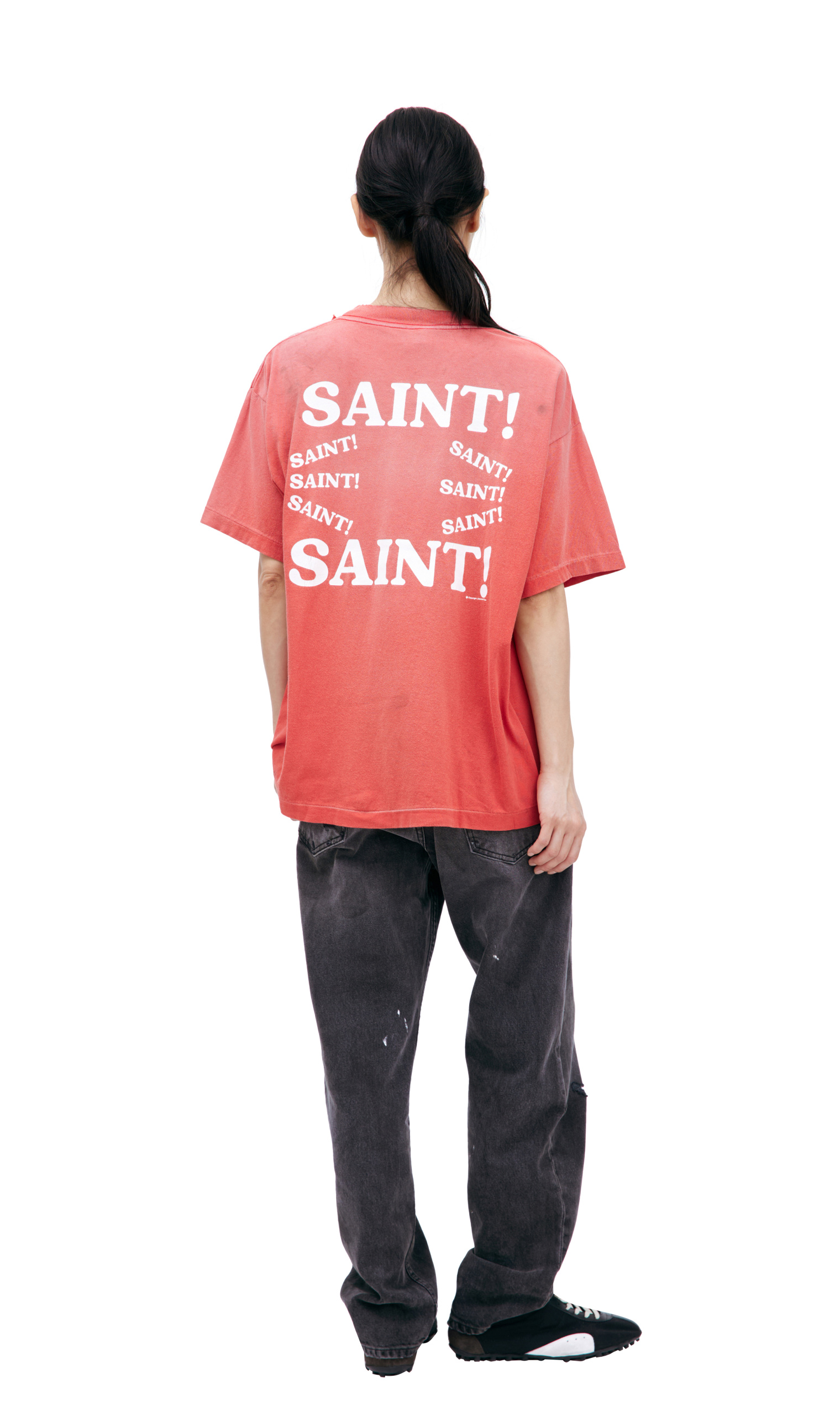 Saint Mxxxxxx Оверсайз футболка с логотипом