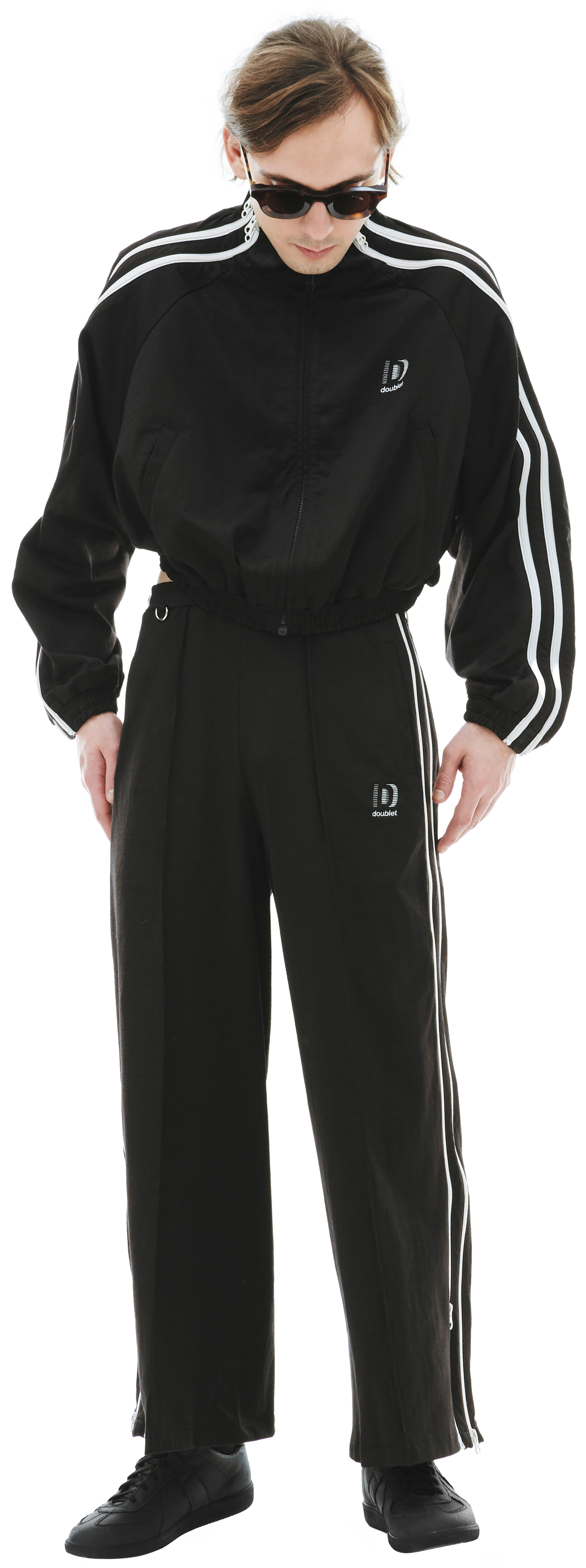 Doublet Zip up track trousers