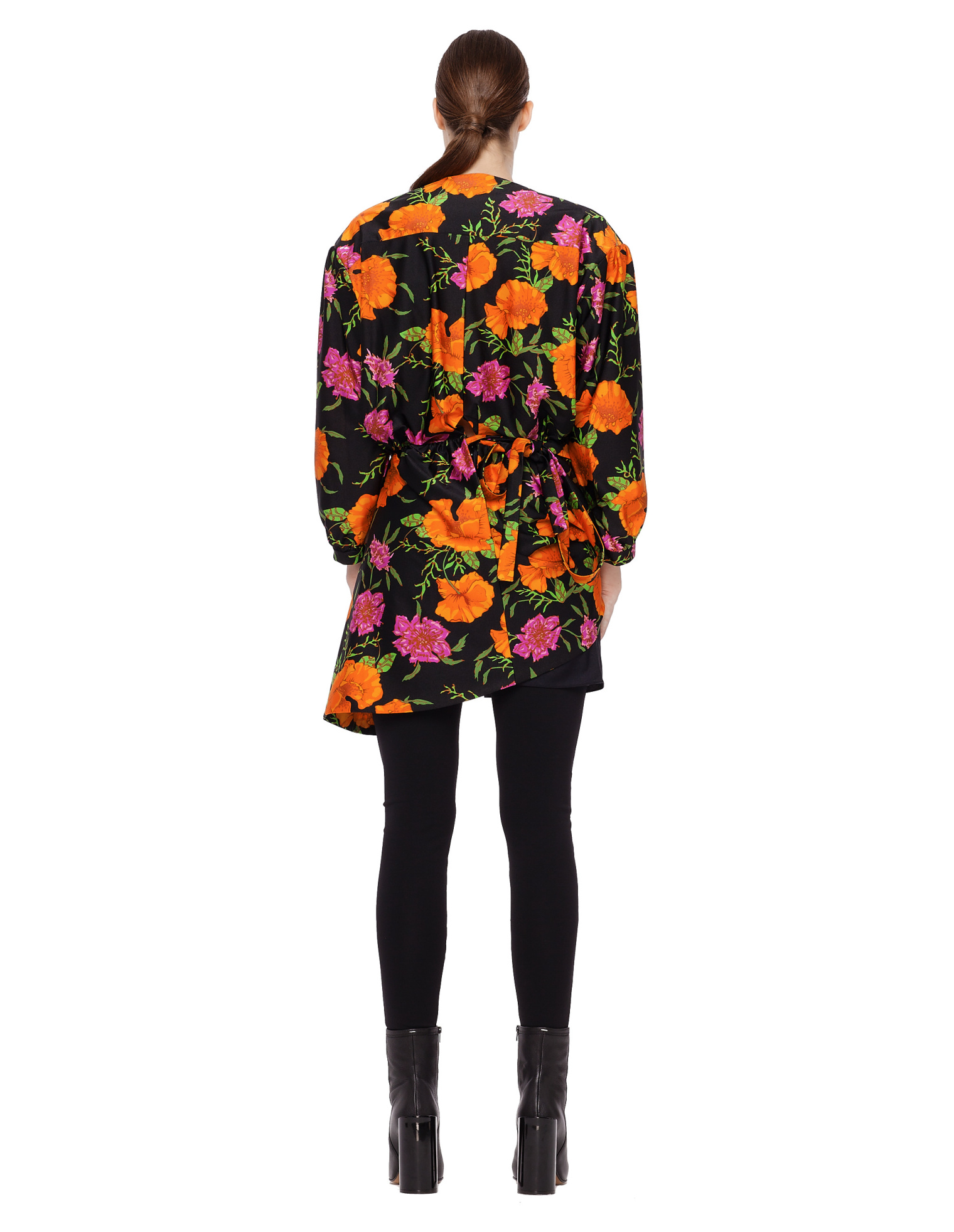 Balenciaga Flower print spandex dress