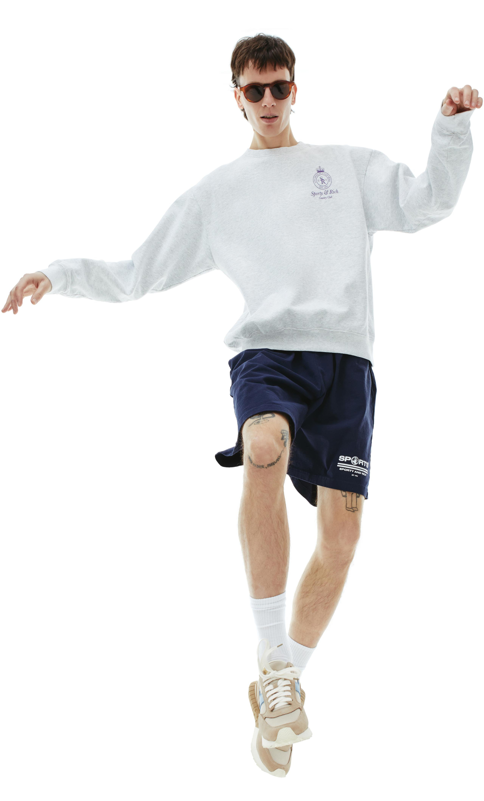 SPORTY & RICH Country Club printed sweatshirt