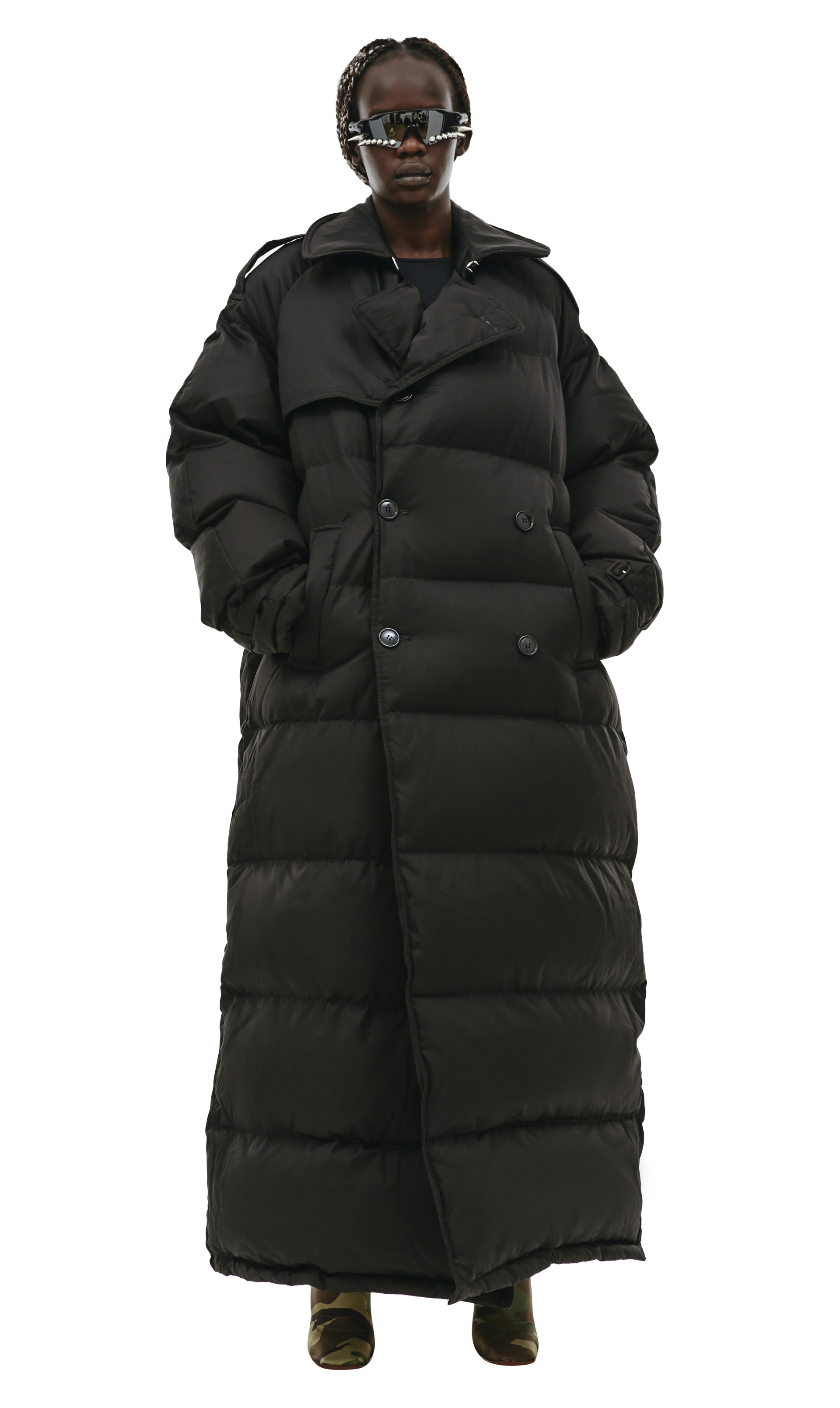 VETEMENTS Black down coat