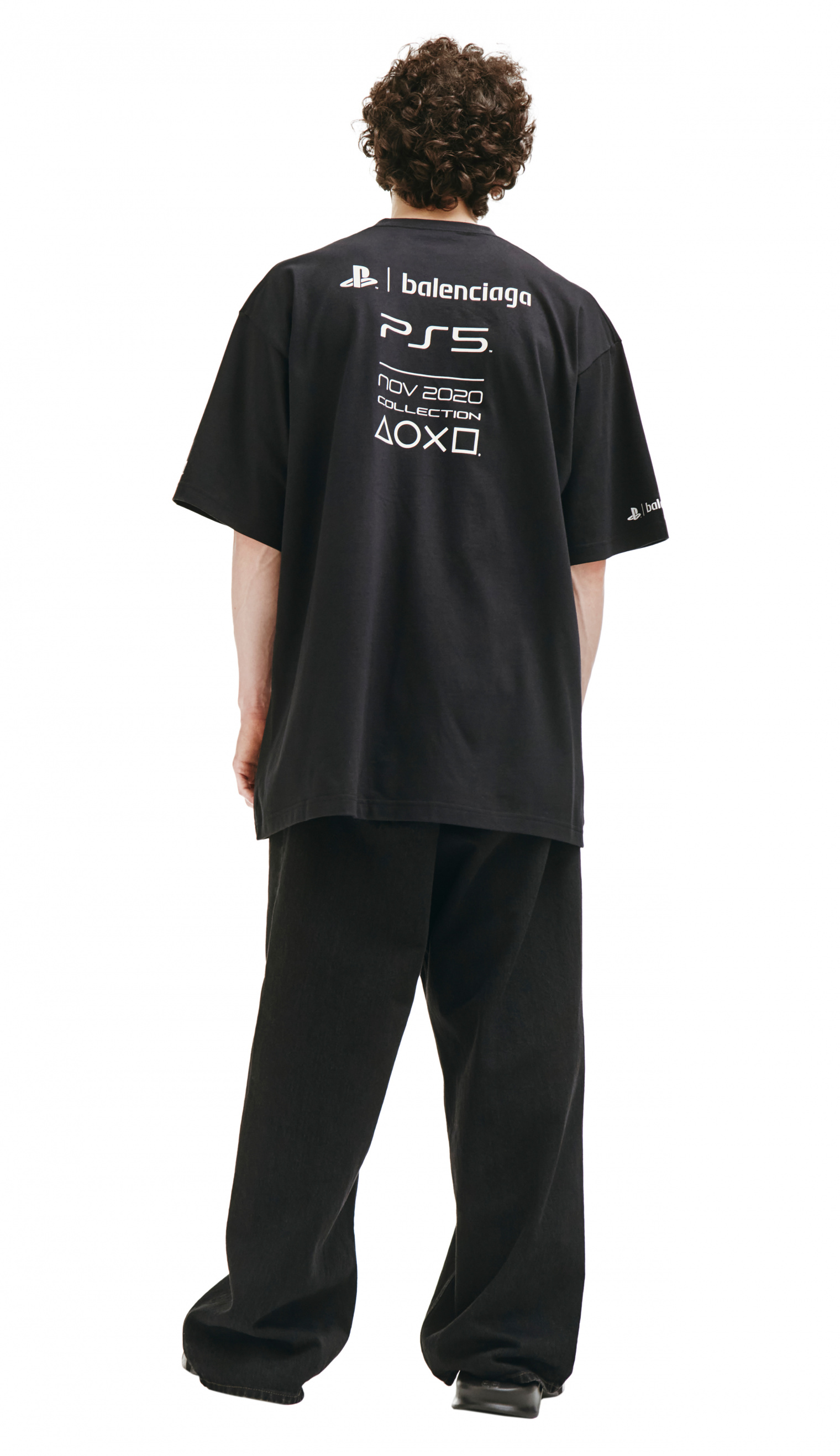 Balenciaga PLAYSTATION T-shirt IN BLACK