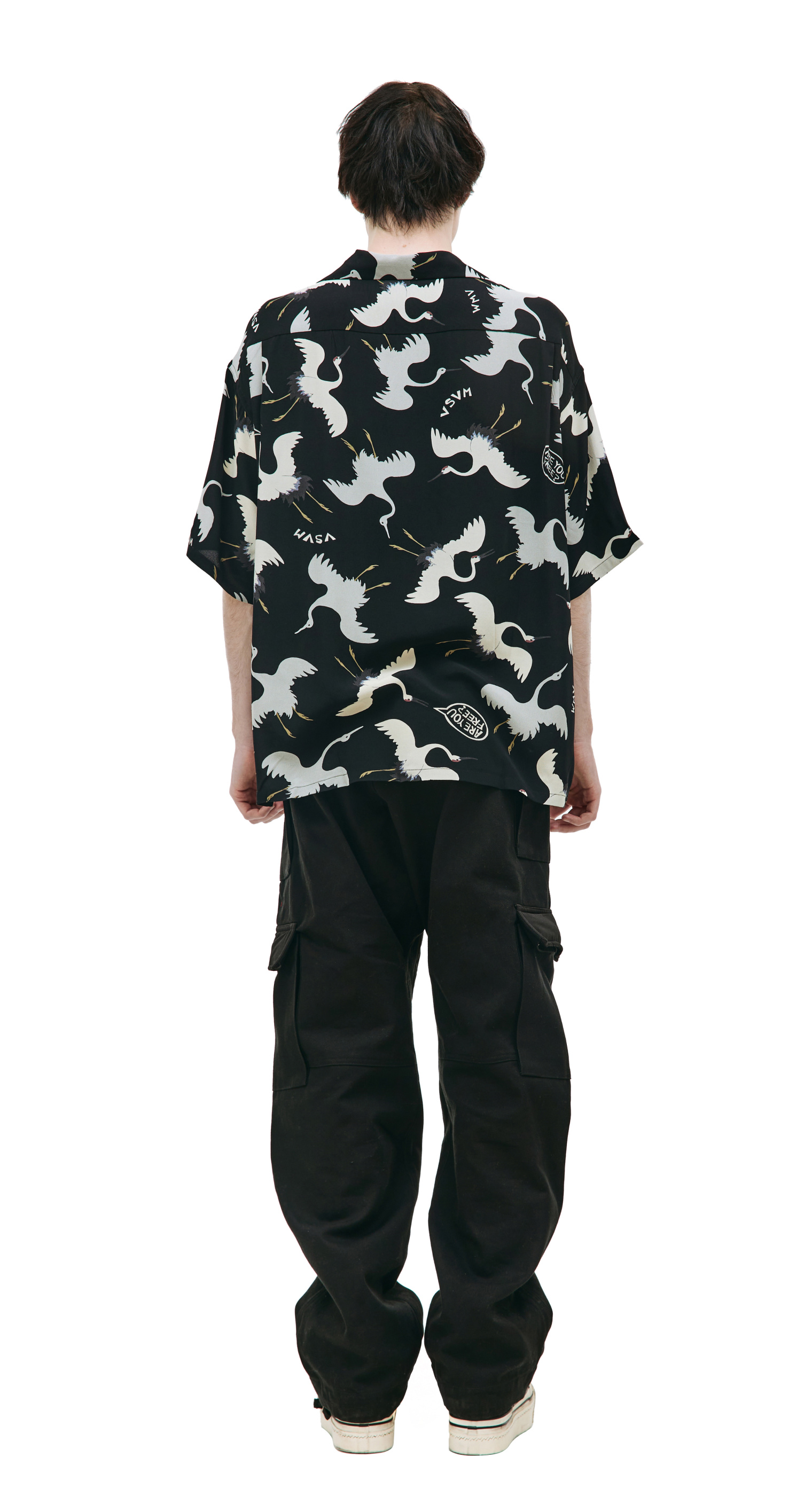 visvim Рубашка Crosby с коротким рукавом
