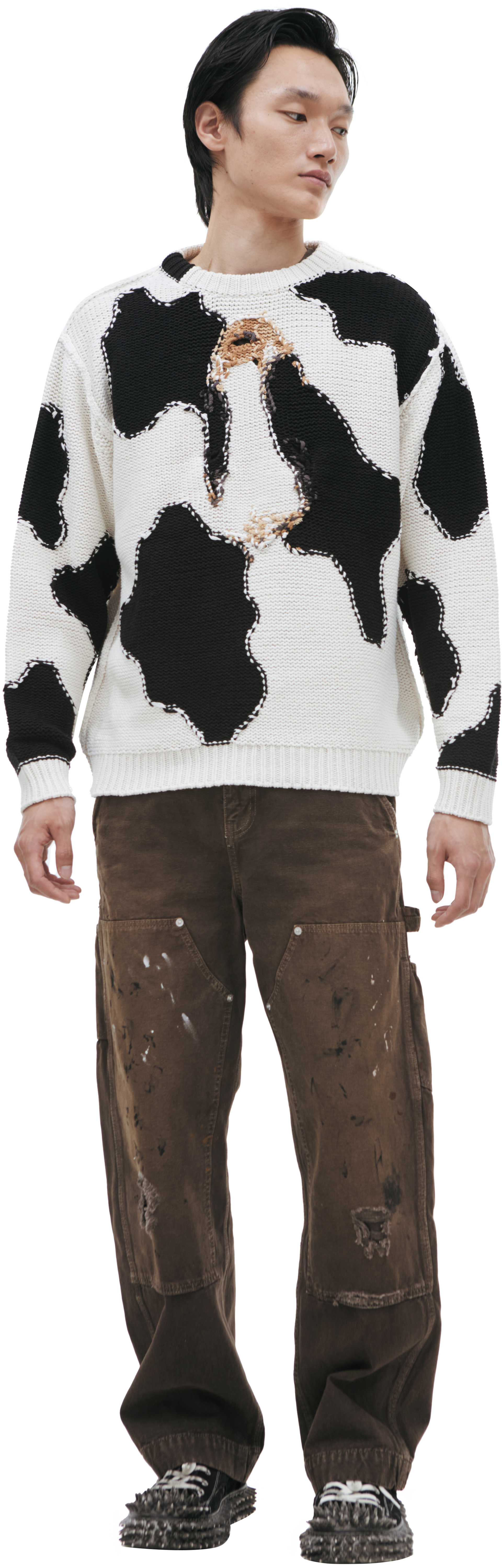 Doublet Knitted cotton sweater