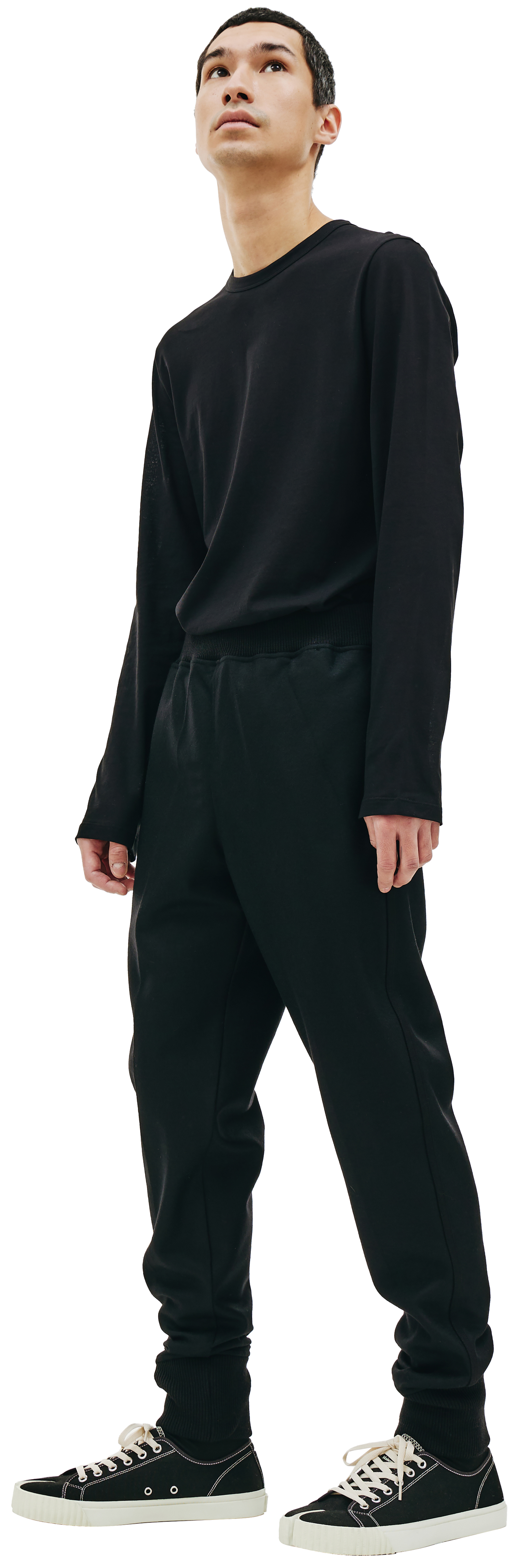 Jil Sander Black wool sweatpants