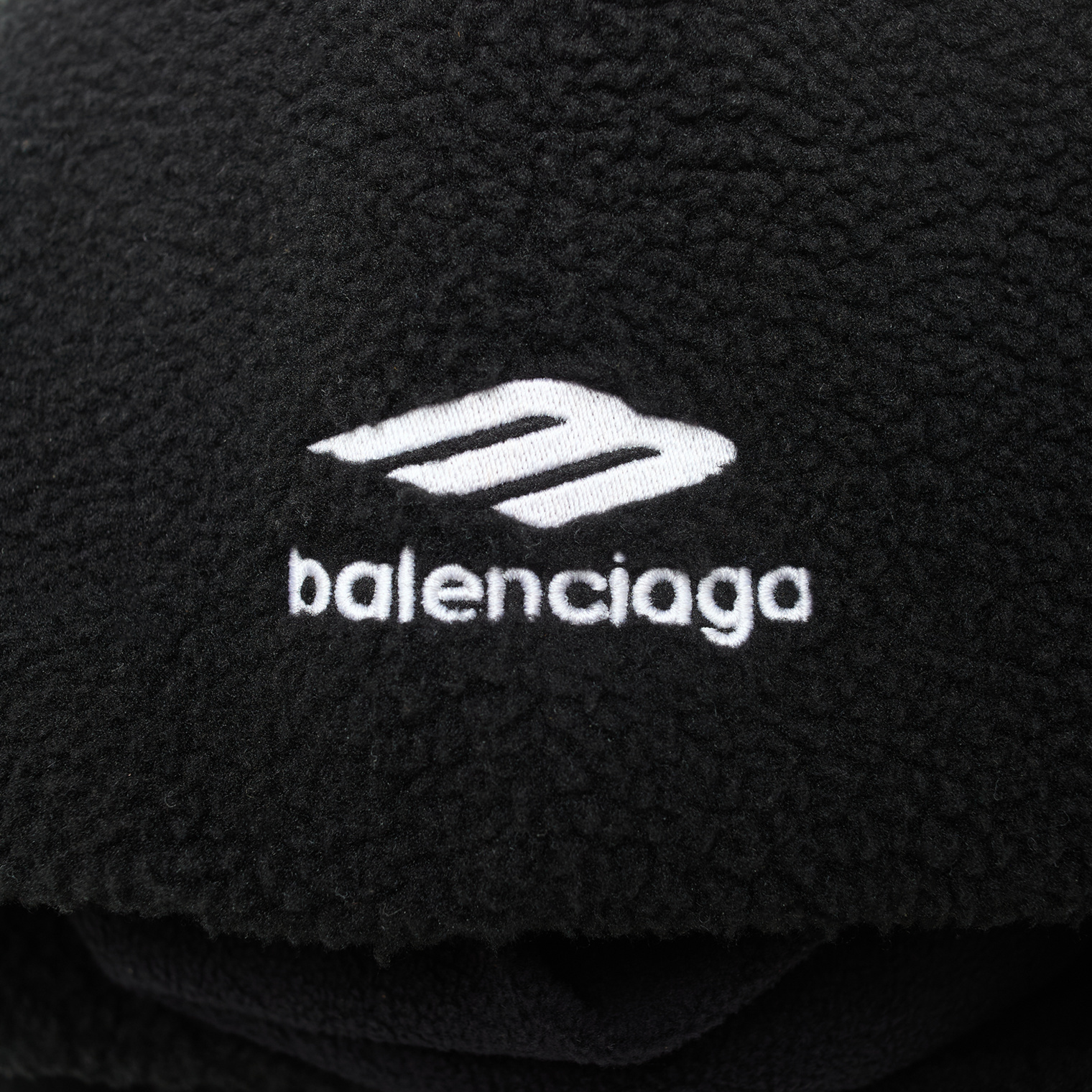 Balenciaga Black hood with logo