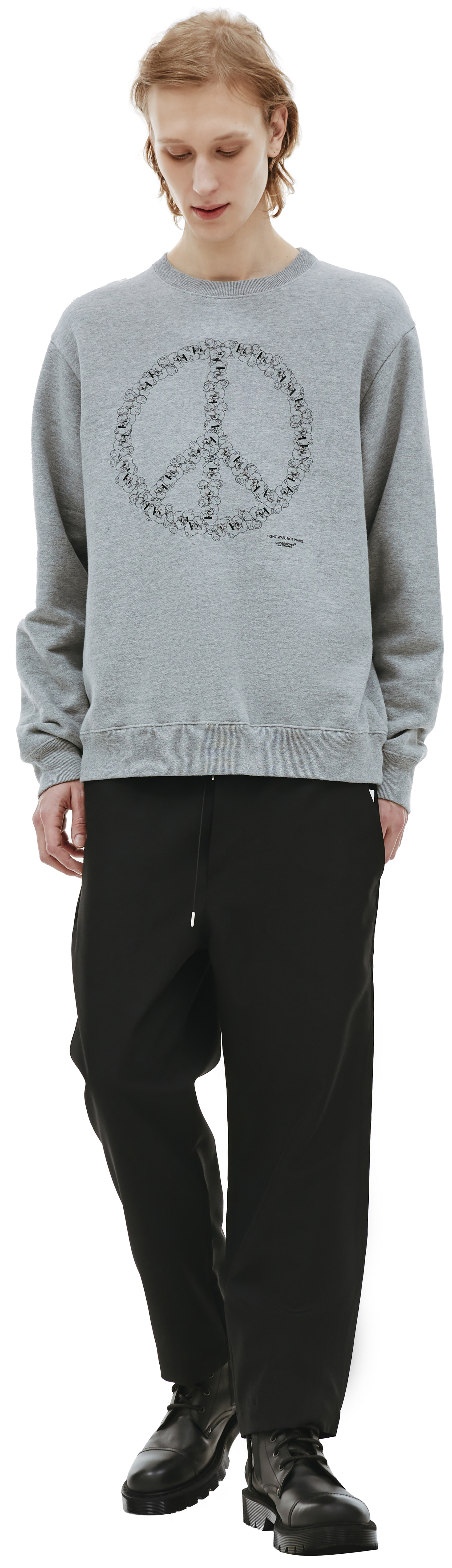 Undercover Grey \'Fight War\' Sweatshirt