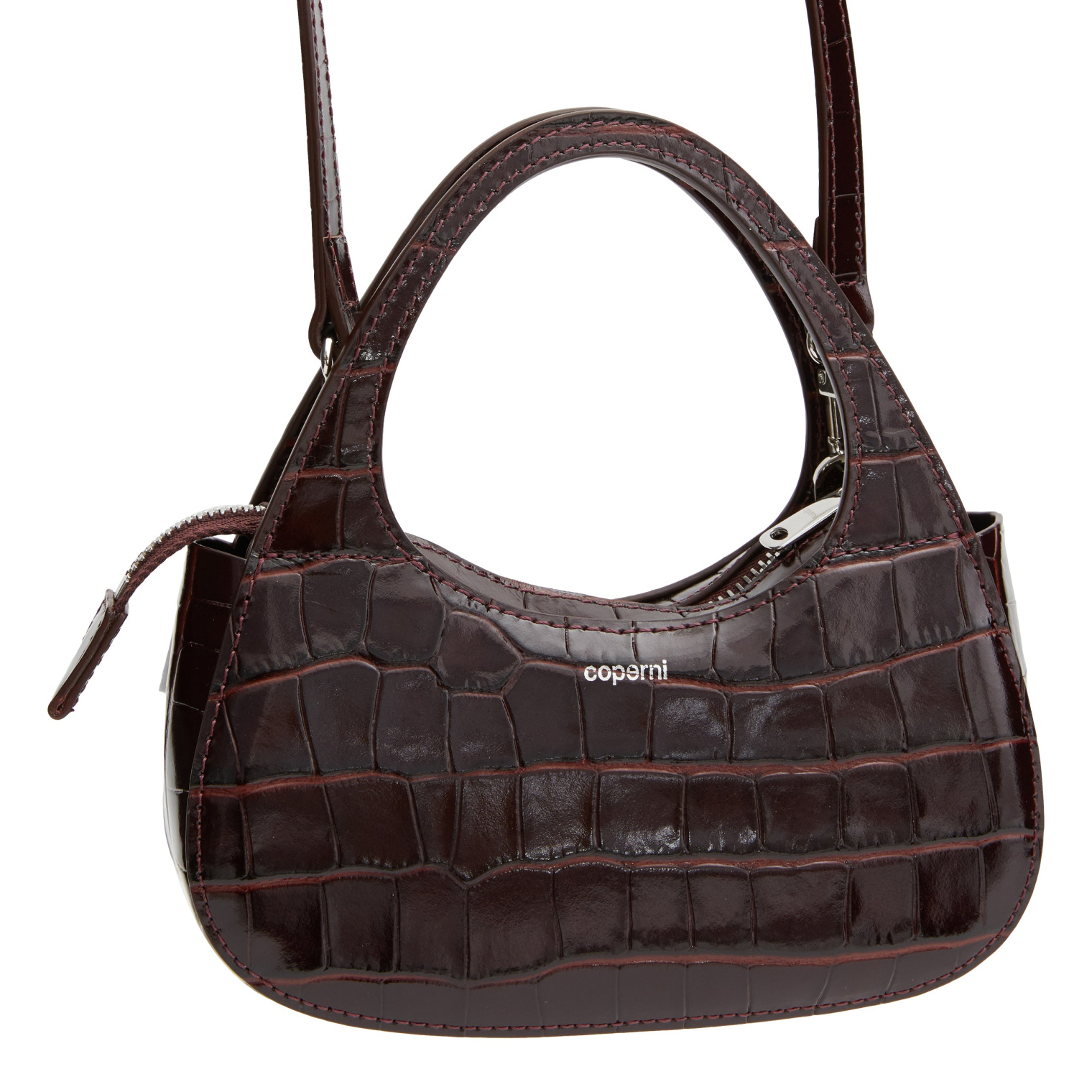 Coperni Croco Micro Baguette Bag Swipe