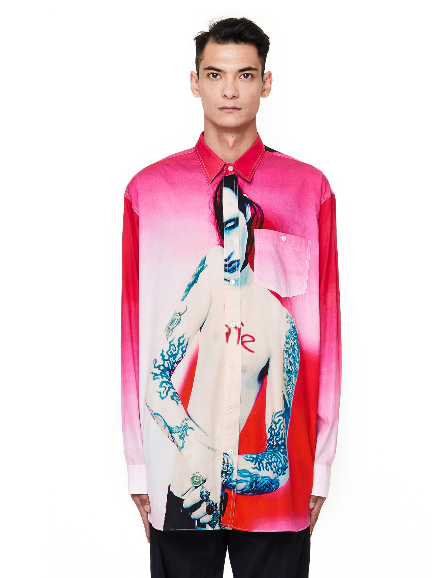 VETEMENTS Marilyn Manson Printed Shirt