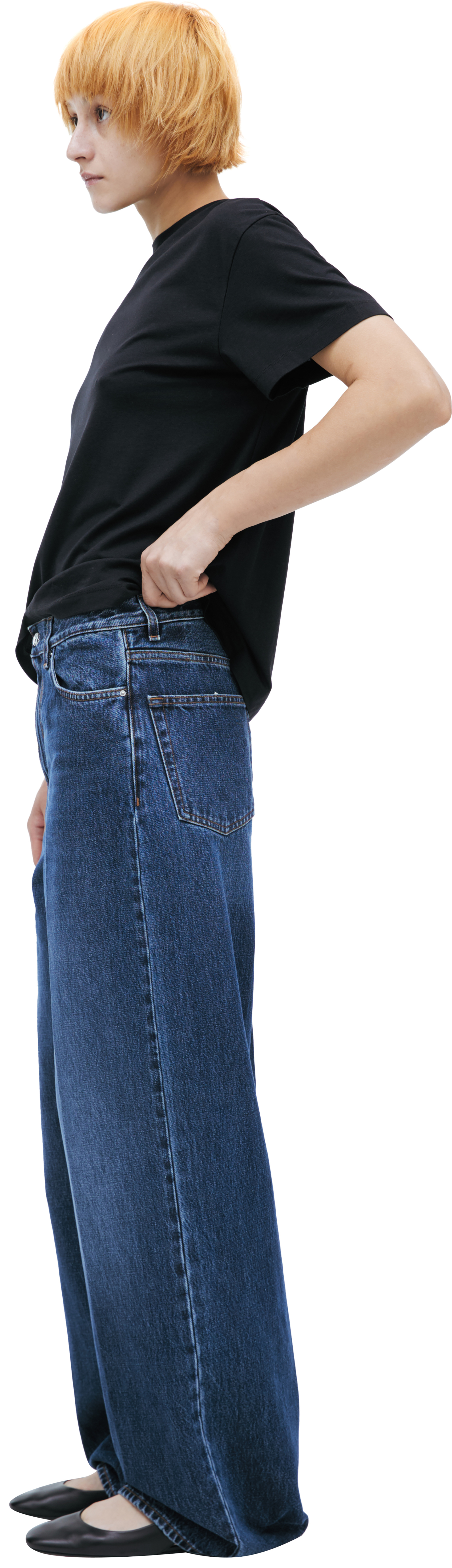 TOTEME Wide-leg jeans with creases
