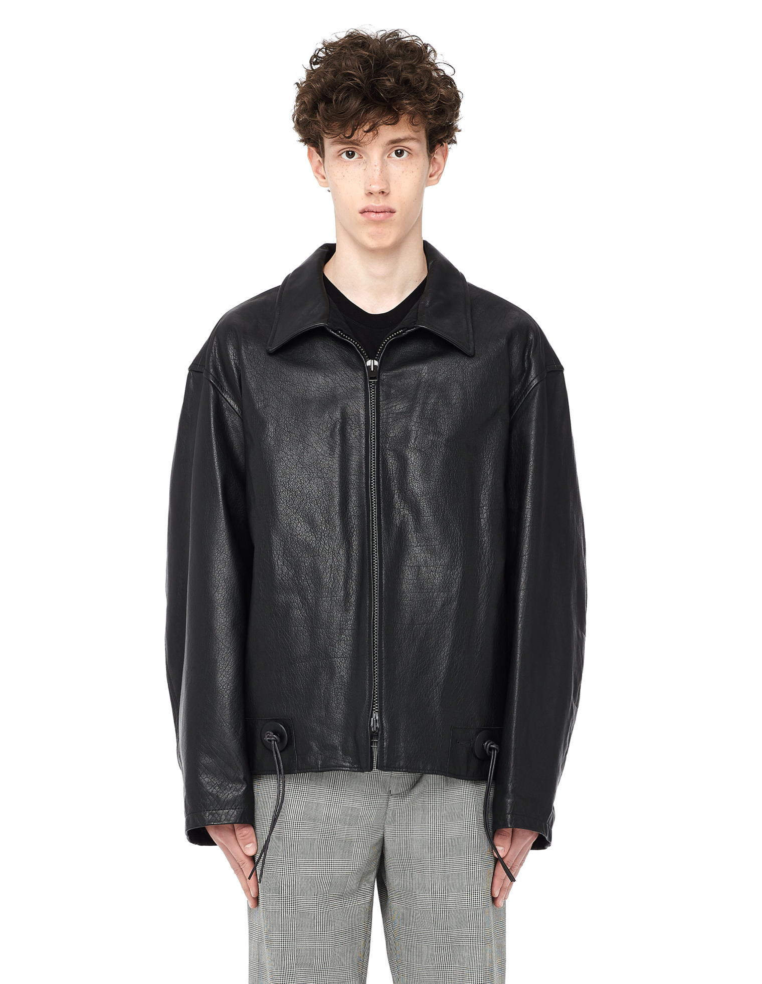 Yohji Yamamoto Replica Leather Jacket