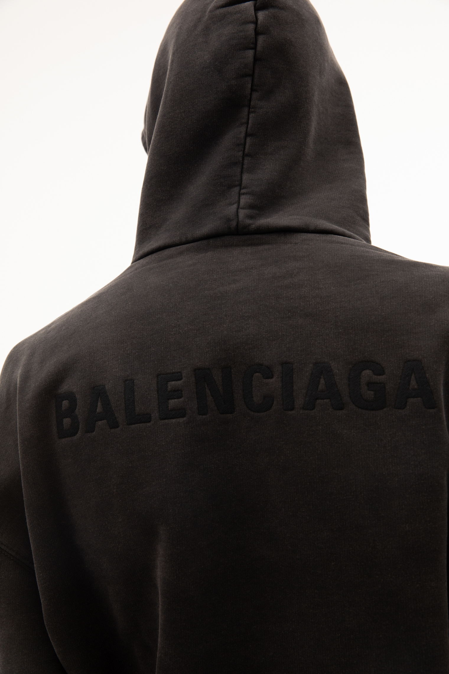 Balenciaga Dark grey Oversize hoodie