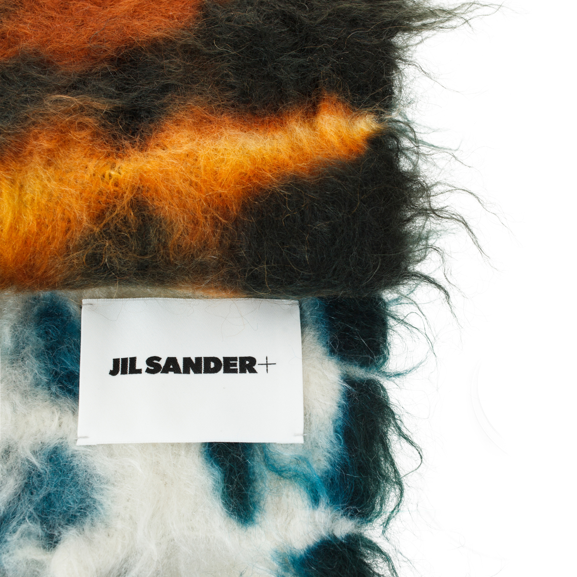 Jil Sander Tie-dye mohair scarf