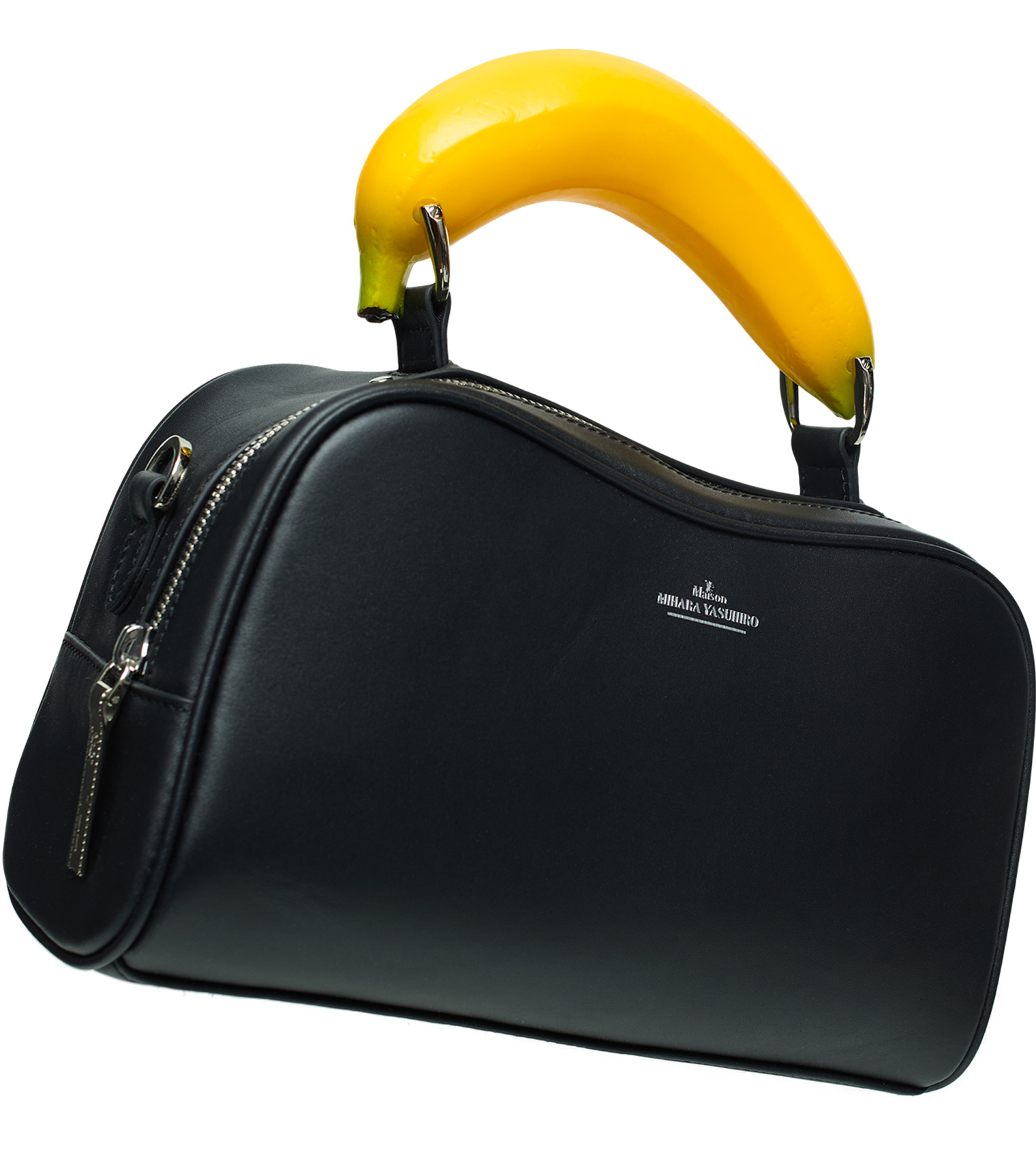 Maison Mihara Yasuhiro Bag with banana-shaped handle