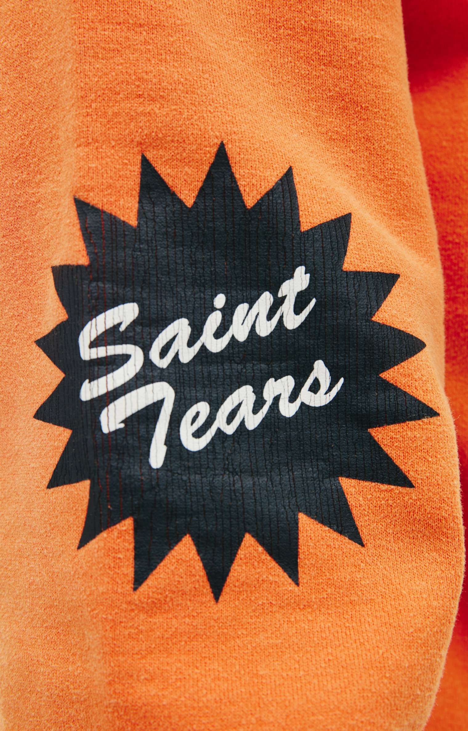 Saint Michael Milk pack printed sweatshirt