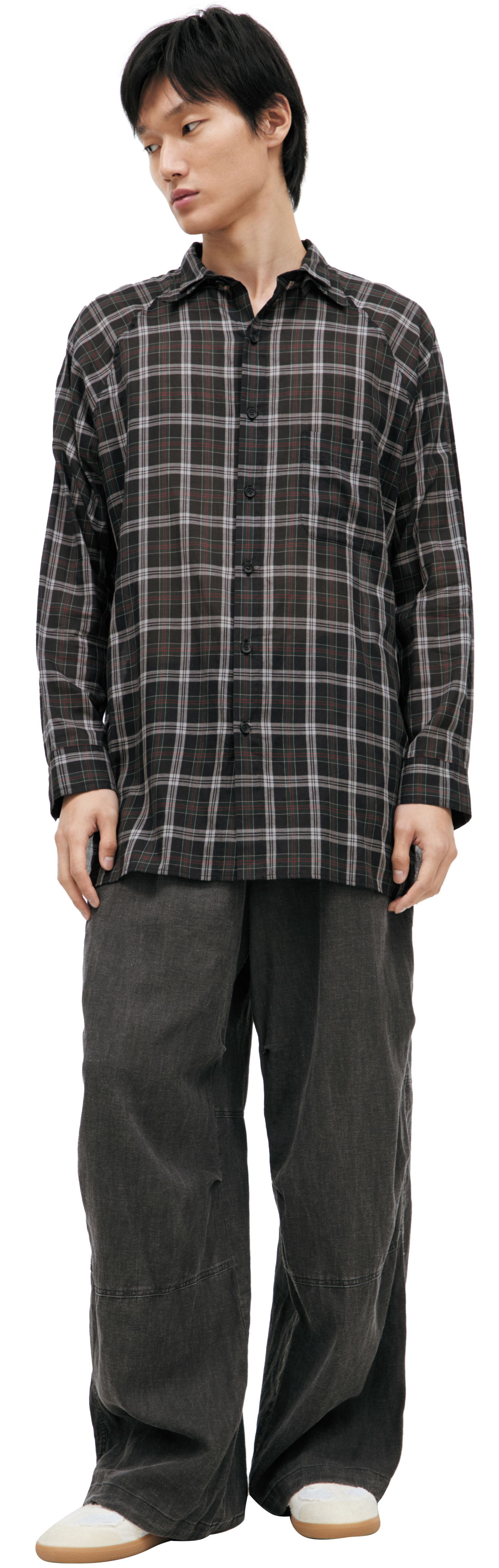 Yohji Yamamoto Check Shirt