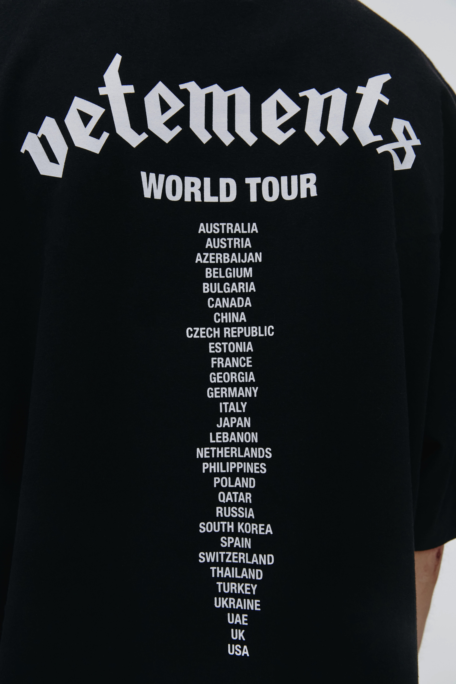 VETEMENTS Футболка Motörhead World Tour