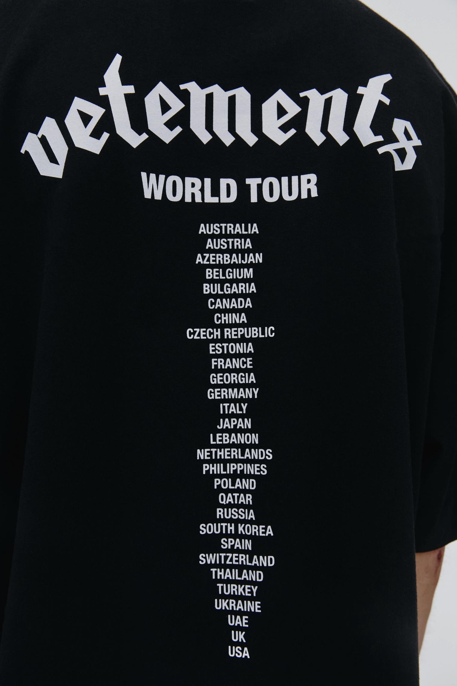 VETEMENTS Motörhead World Tour Printed T-Shirt
