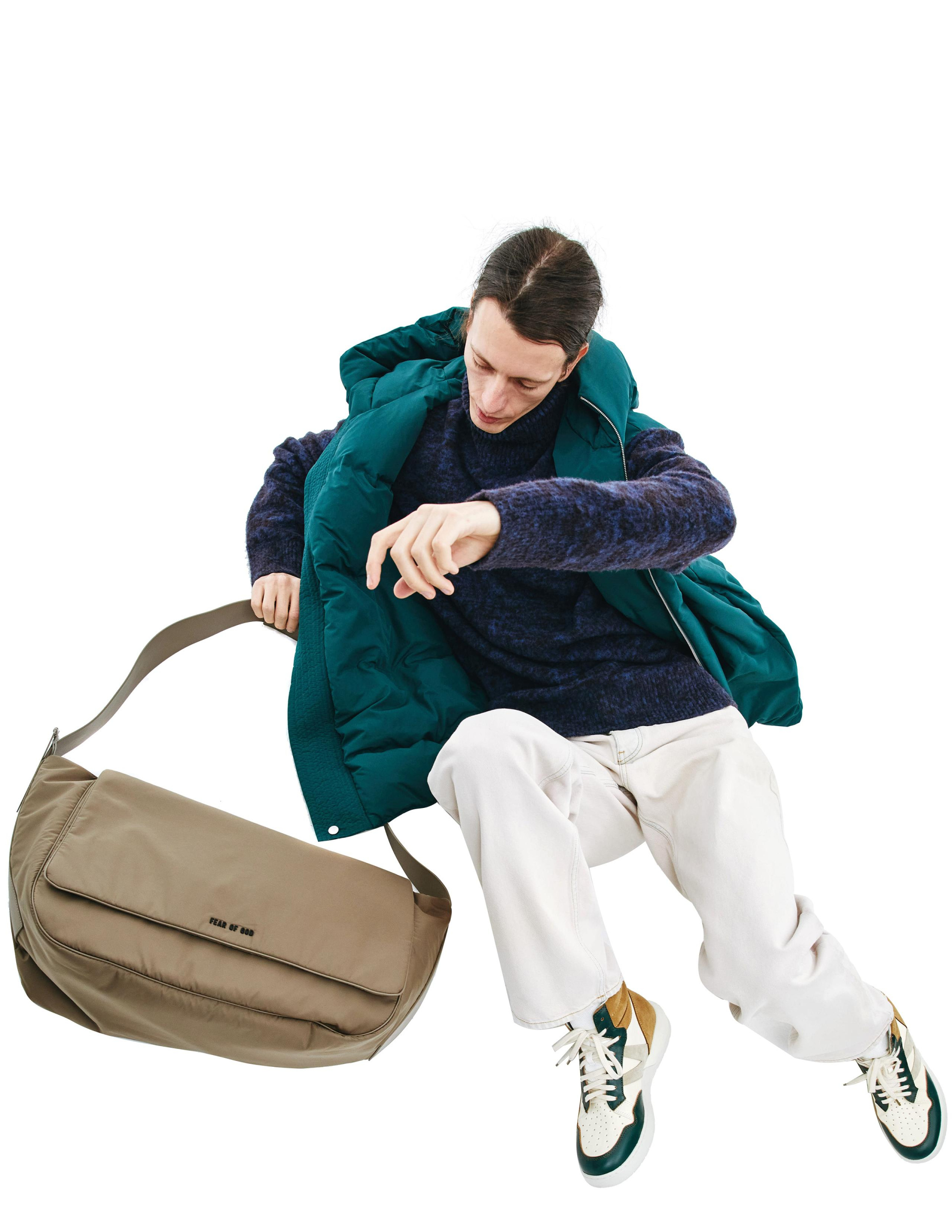 Fear of God Newspaper Bag in beige