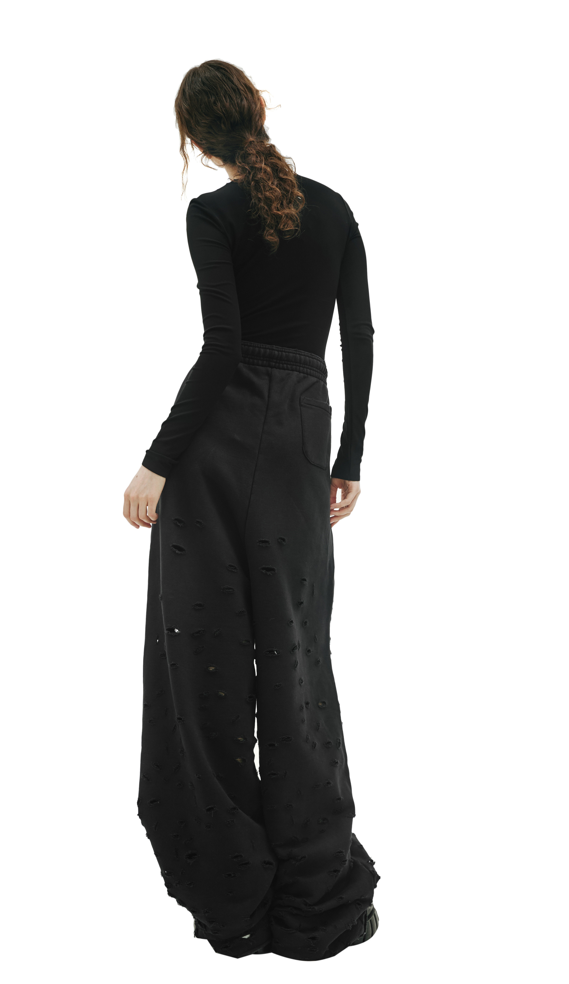VETEMENTS Black baggy sweatpants