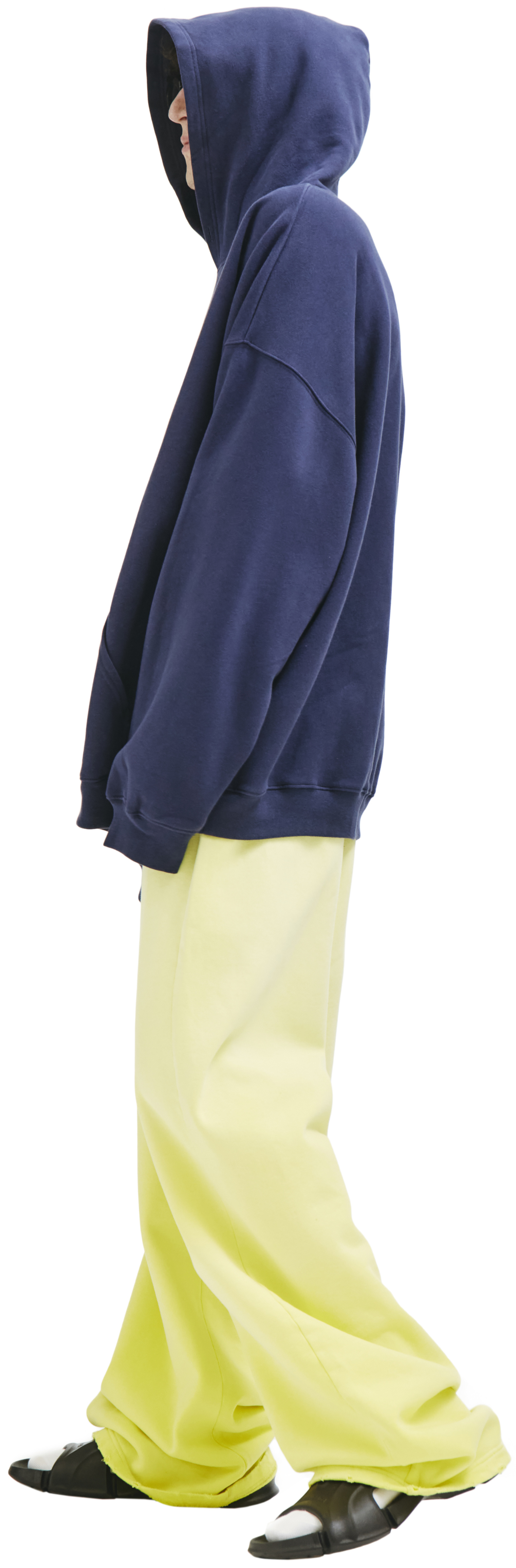 Balenciaga Navy Blue \'Gay Pride\' Embroided Hoodie