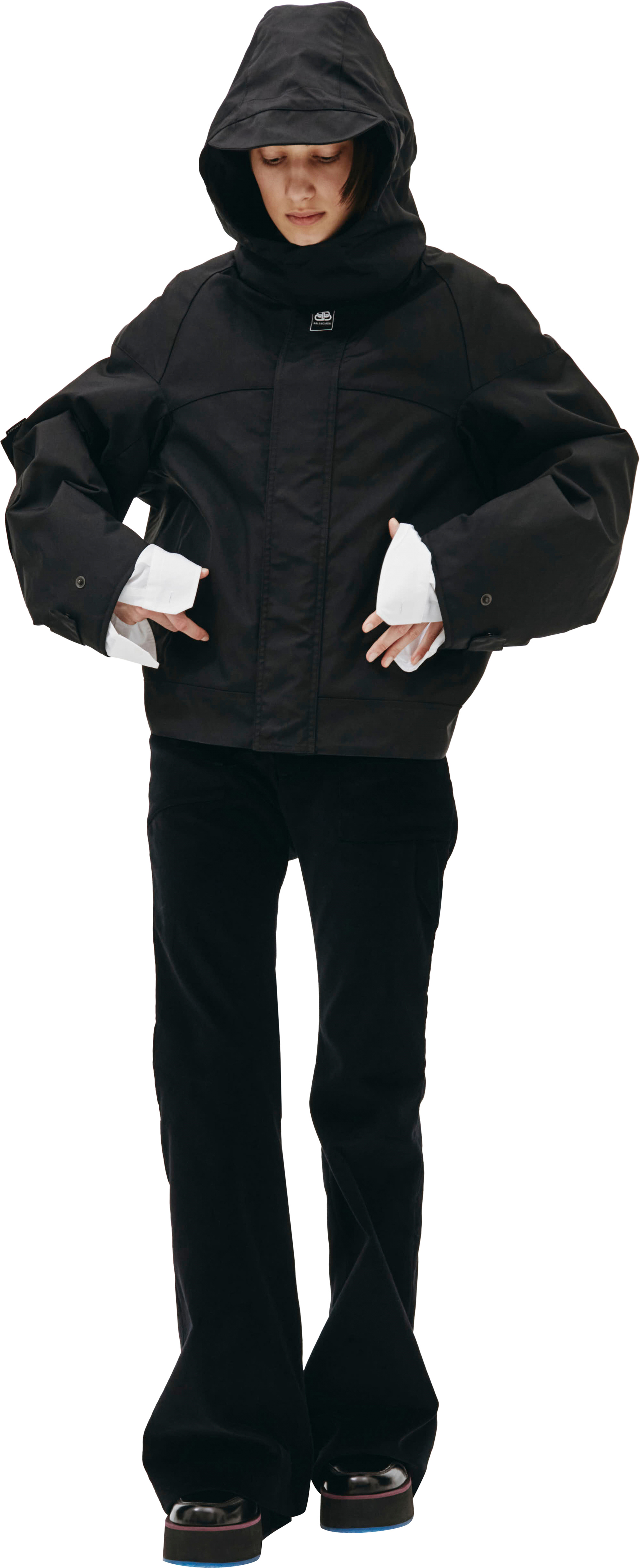 Balenciaga Black Upside Down Jacket