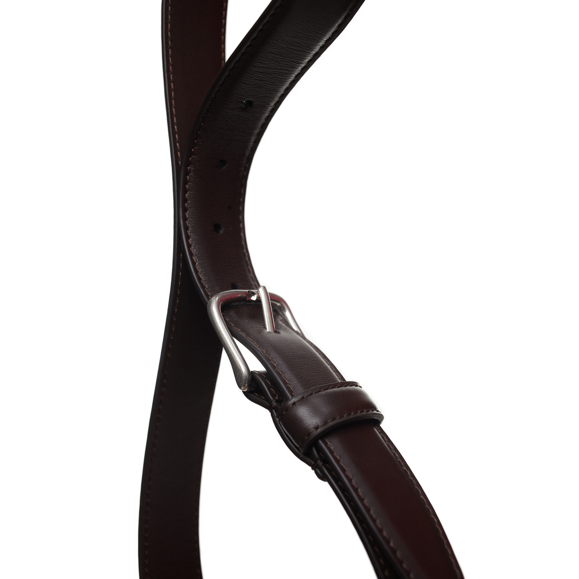 The Row Brown leather belt