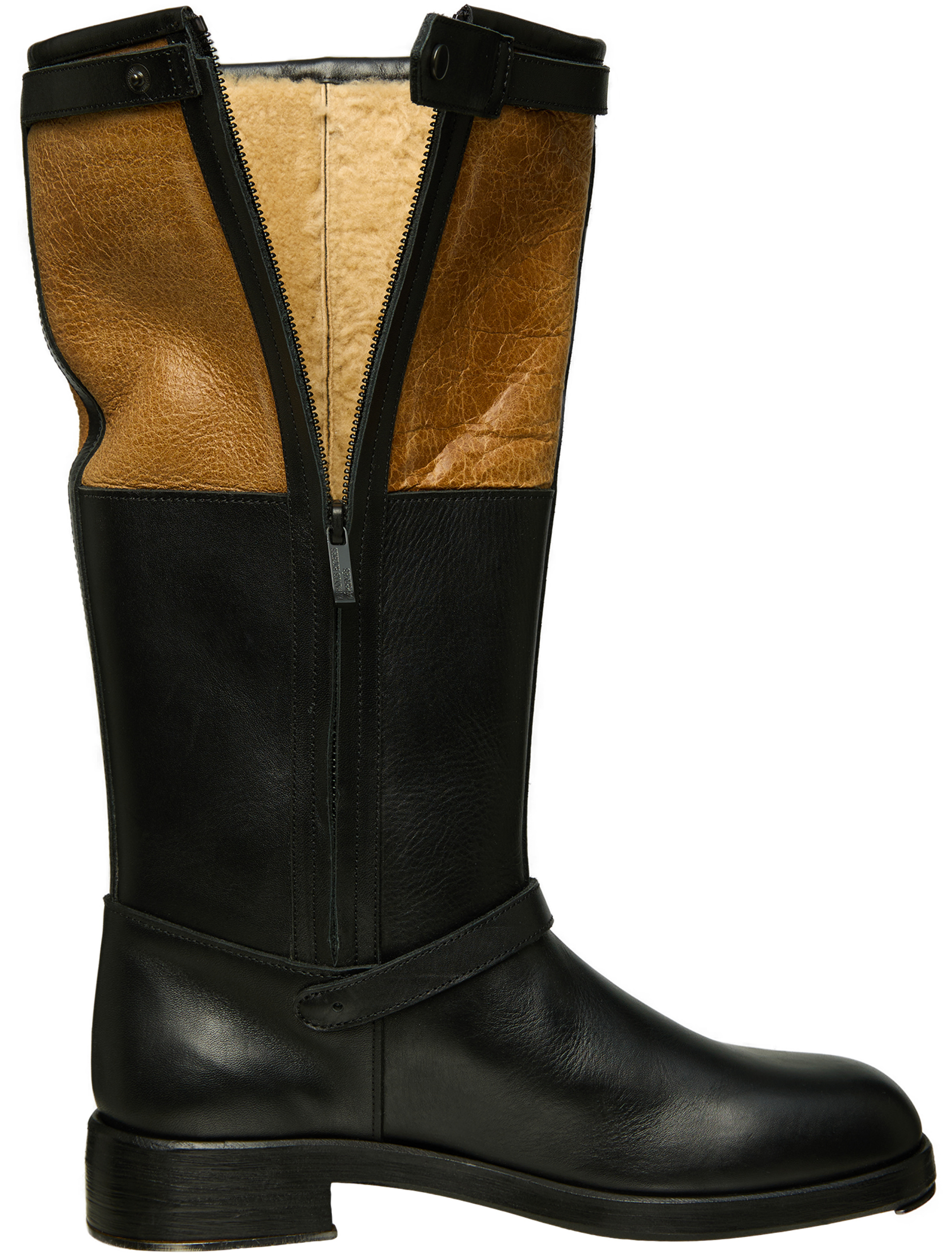 Enfants Riches Déprimés Leather boots with inserts