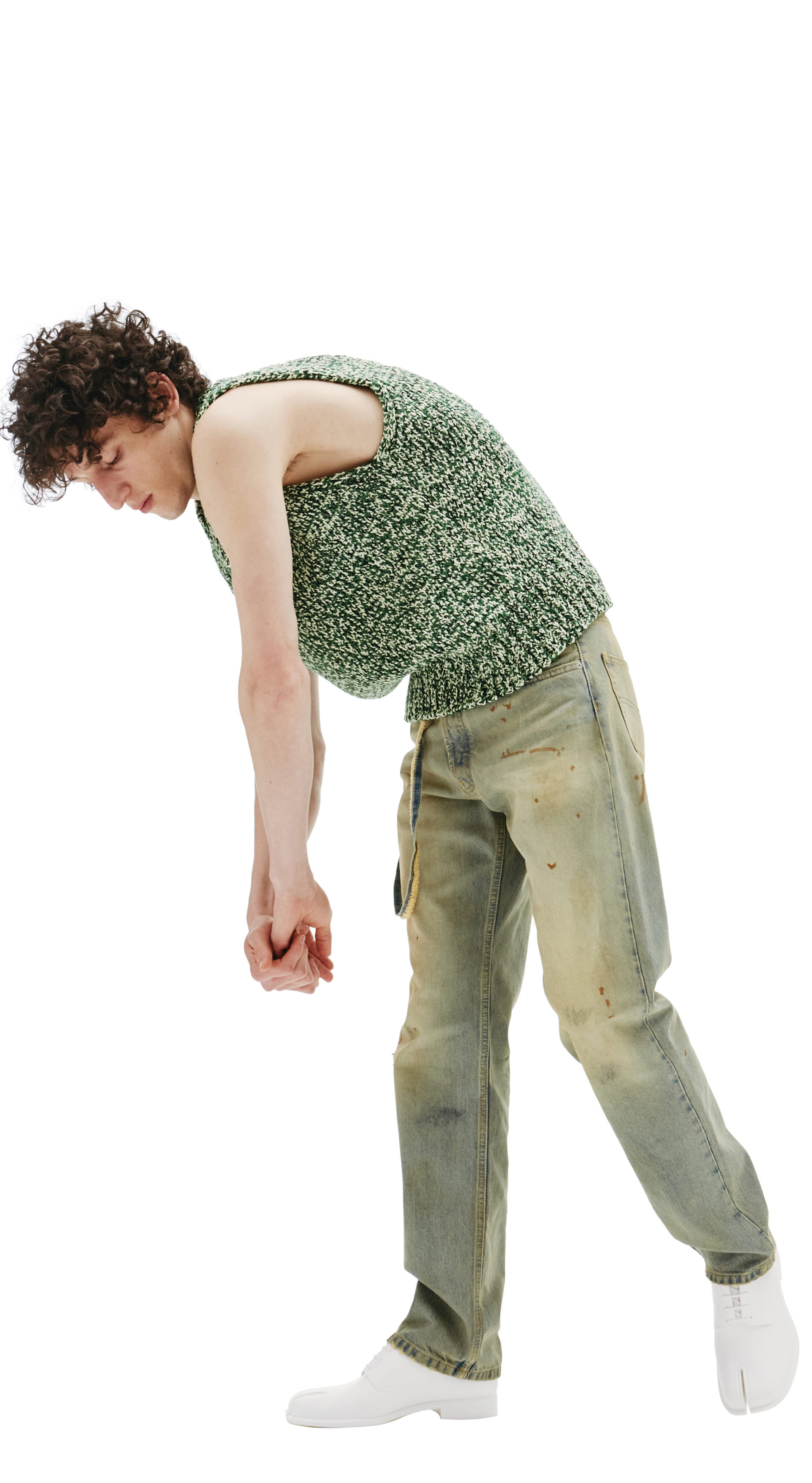 Maison Margiela Knitted V-neck vest