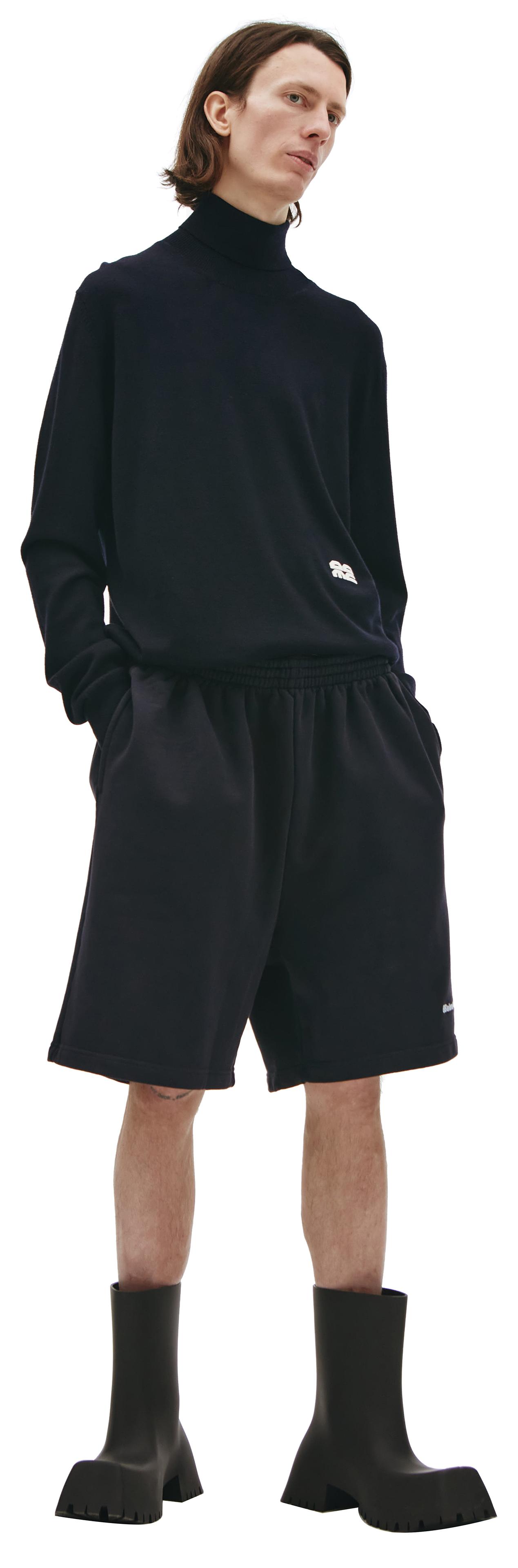 Balenciaga Logo cotton shorts