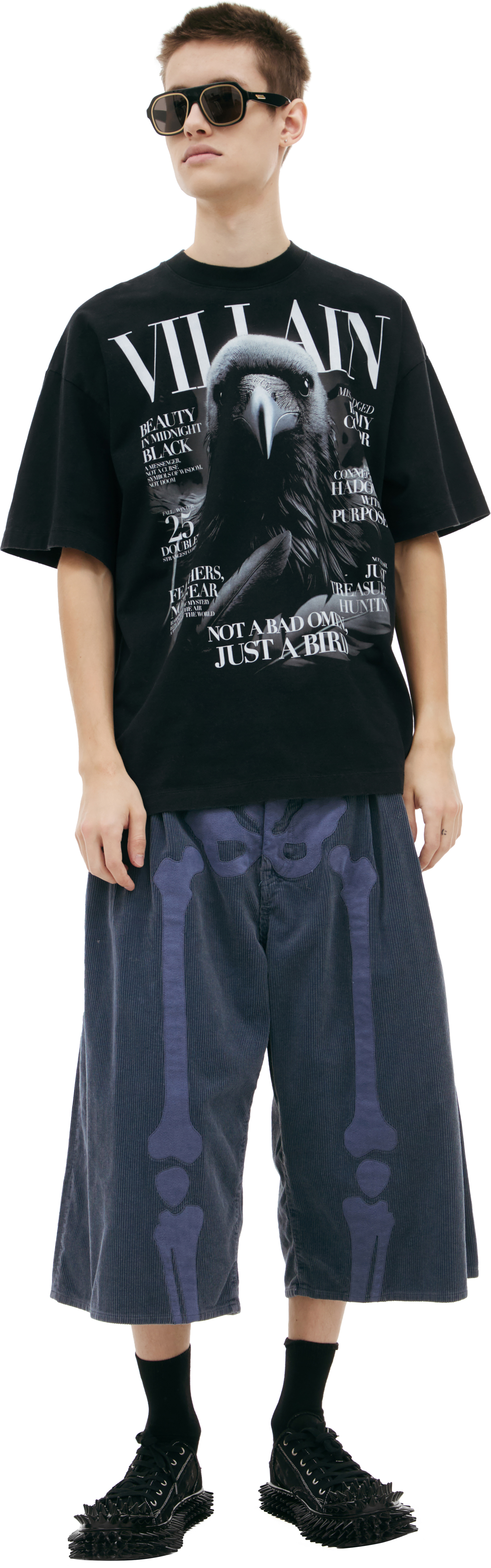 Doublet Black print T-shirt