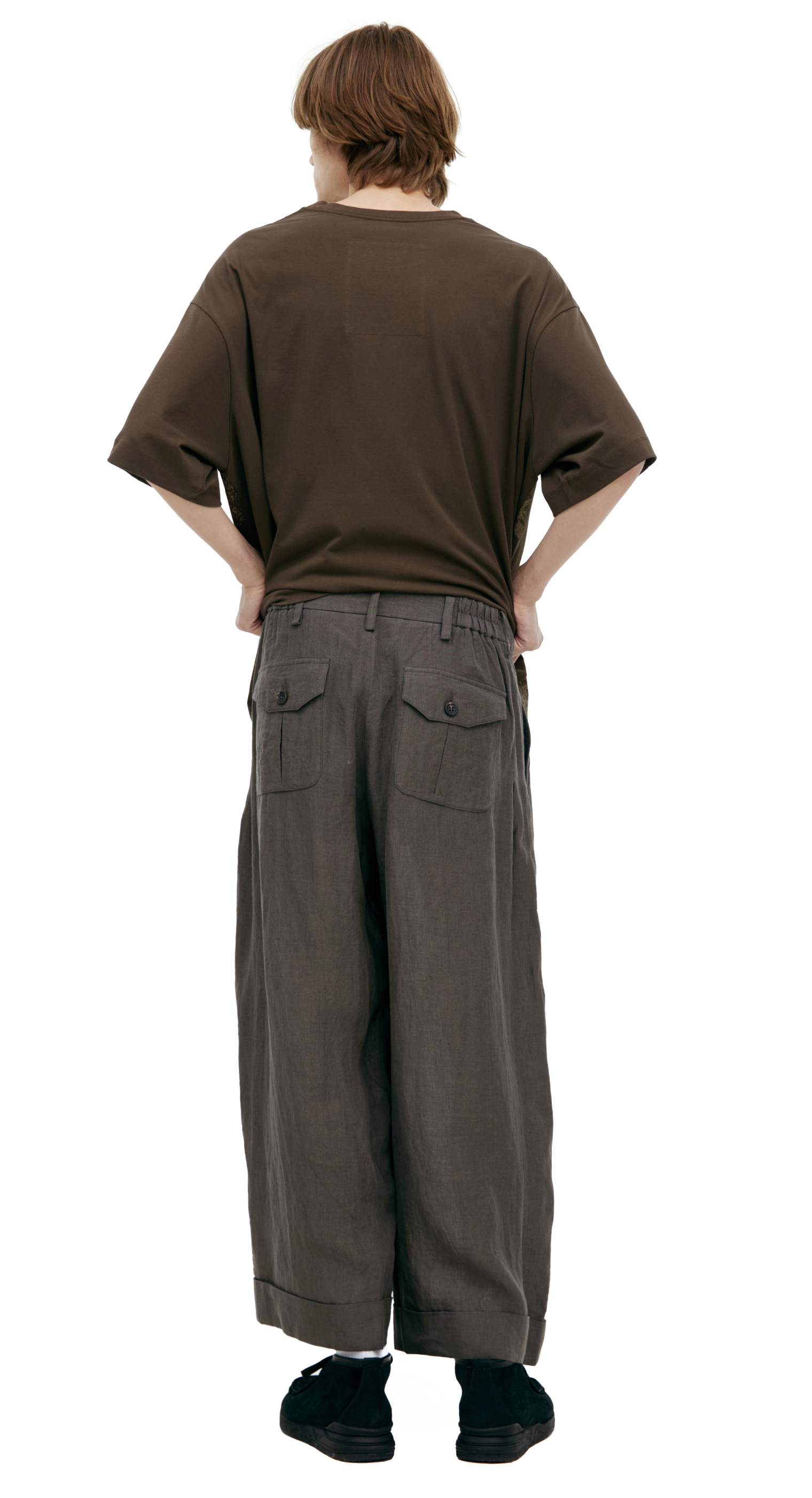Ziggy Chen Wide trousers with pleats