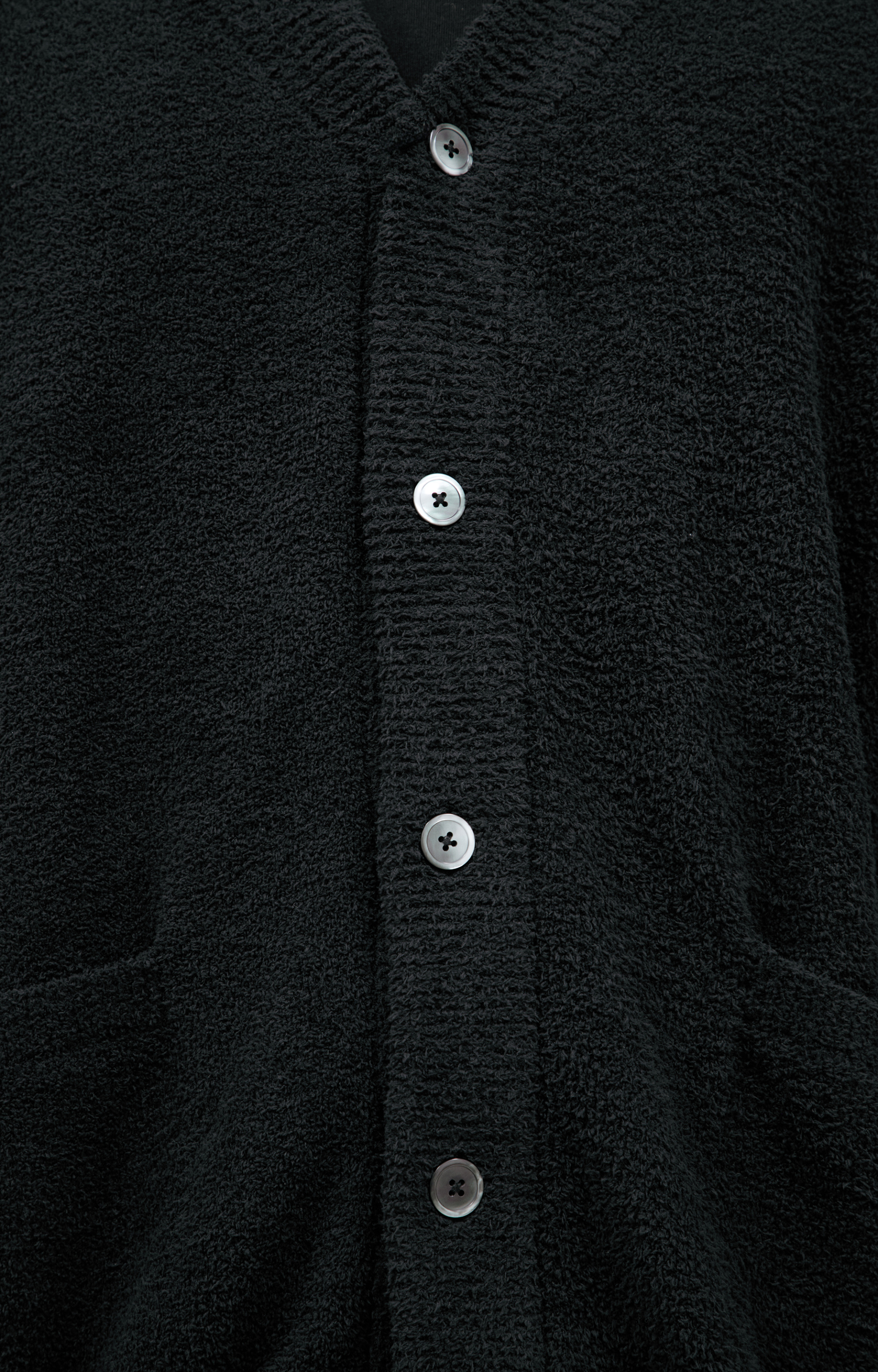 Mastermind WORLD Black button-up cardigan
