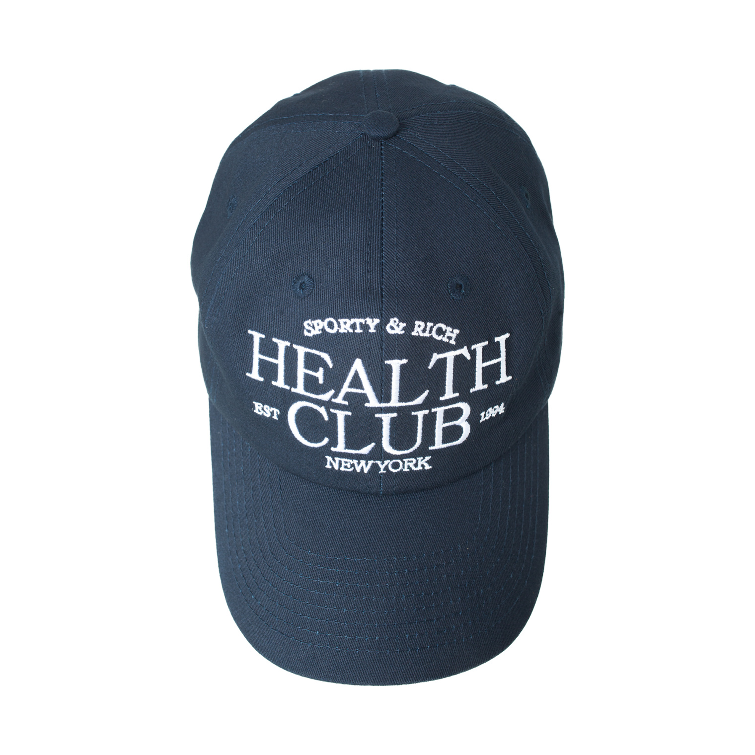 SPORTY & RICH \'Health Club\' embroidered cap