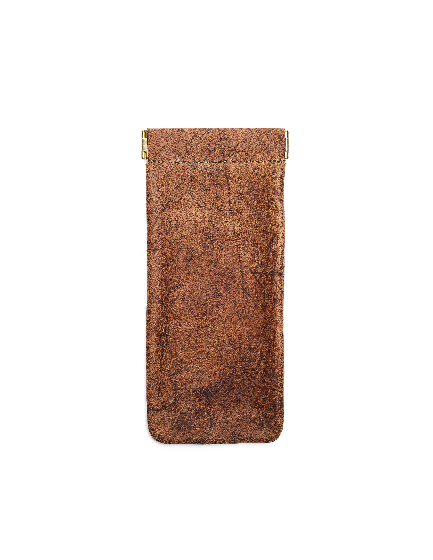 Hender Scheme Beige Leather Soft Glasses Case