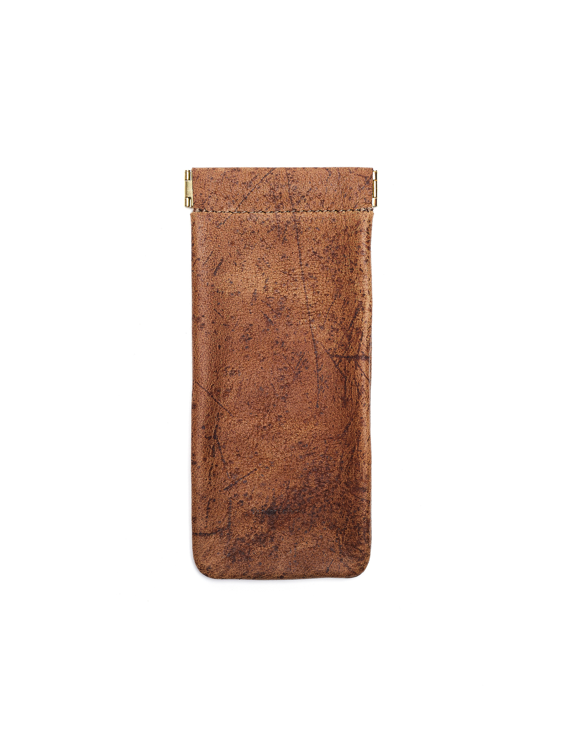 Hender Scheme Beige Leather Soft Glasses Case