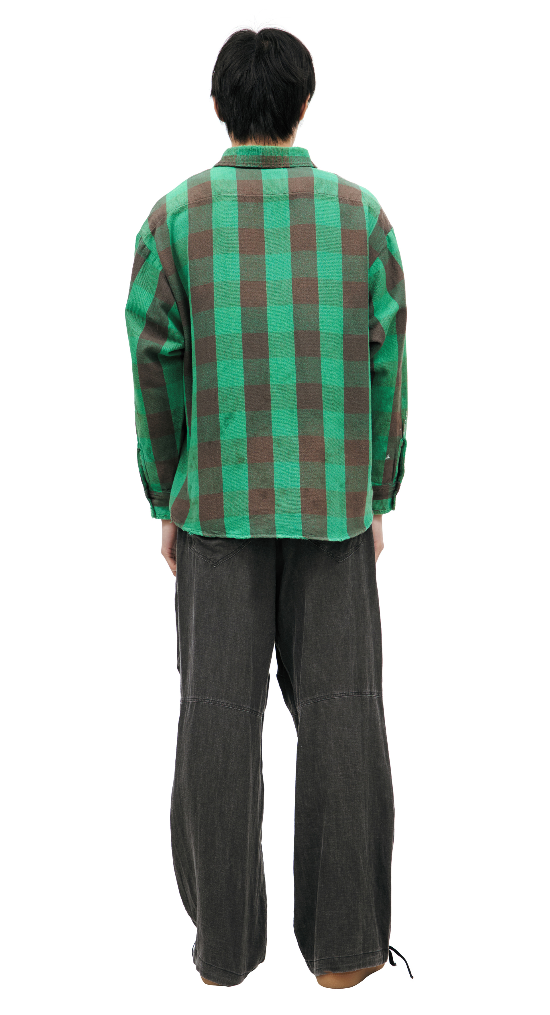 Saint Mxxxxxx Oversize plaid shirt