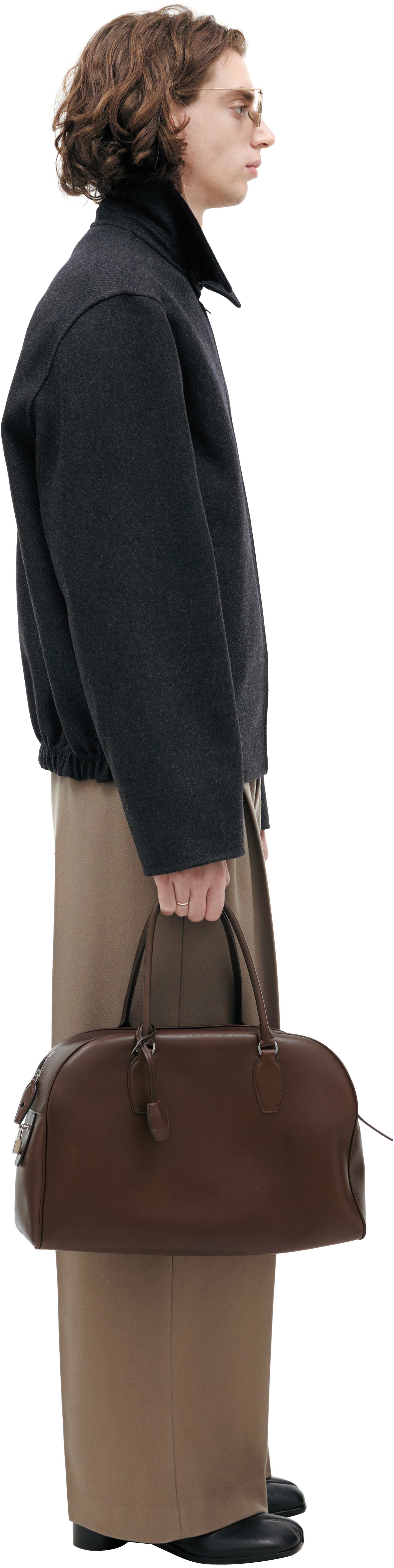 The Row Dark grey wool and cashmere jacket