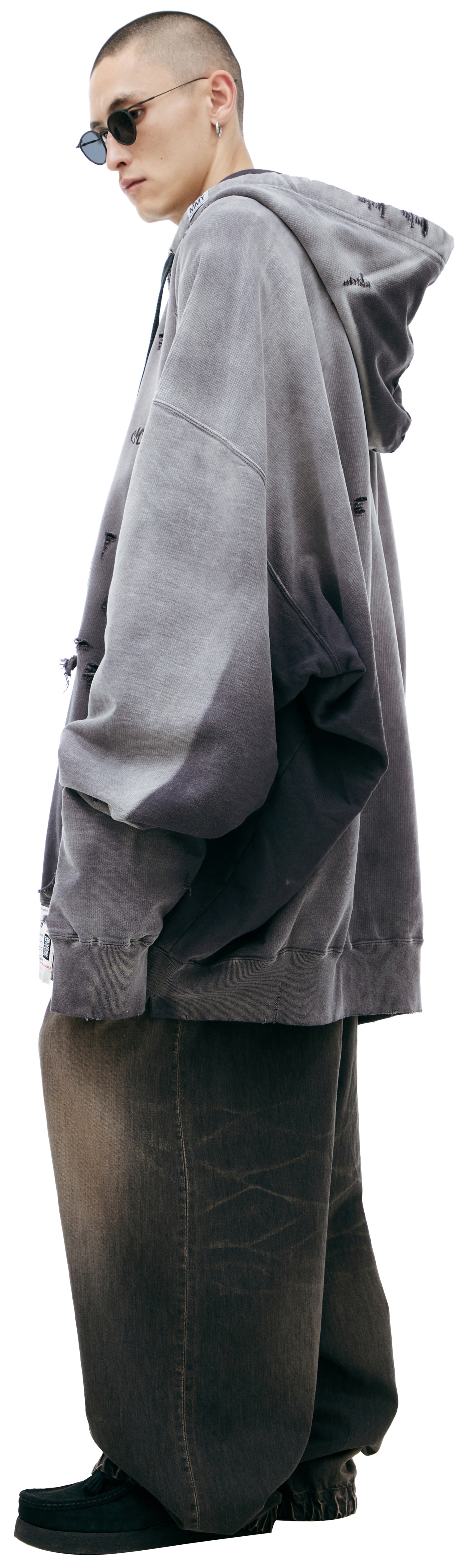 Maison Mihara Yasuhiro Oversize hoodie with zipper
