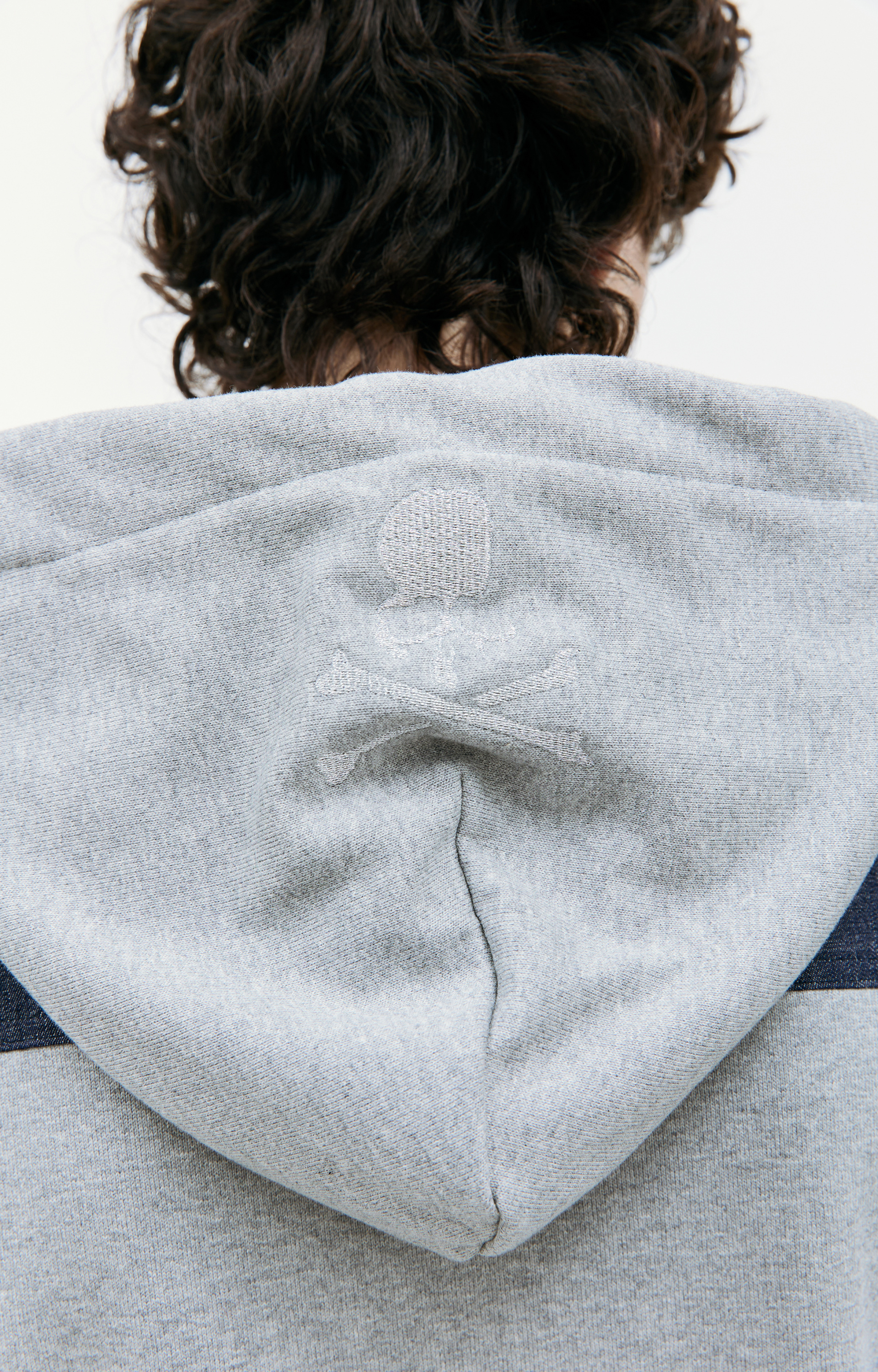 Mastermind WORLD Hooded denim jacket