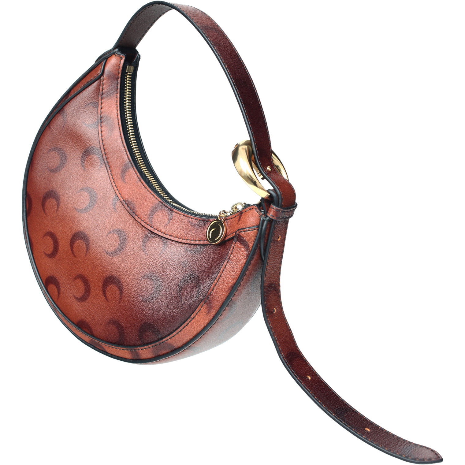 MARINE SERRE Eclips mini leather bag