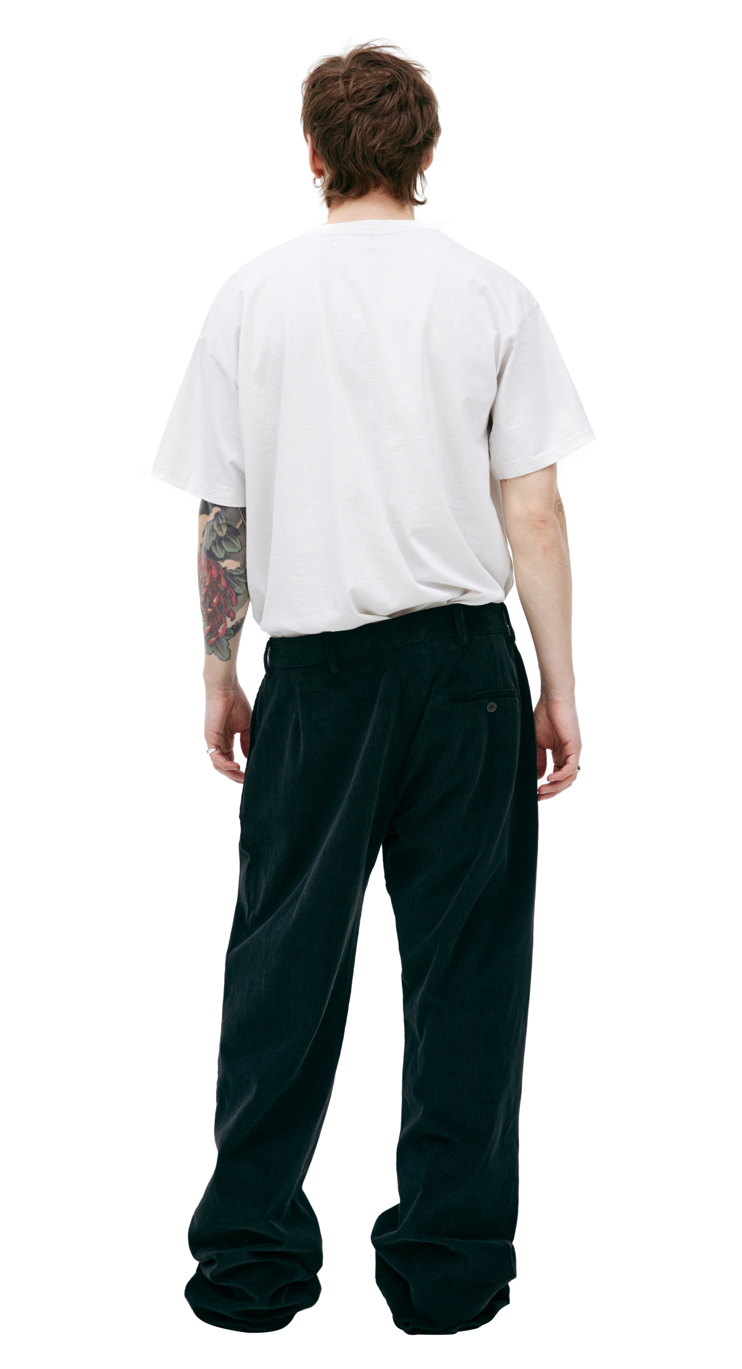 Enfants Riches Deprimes Corduroy trousers with patch