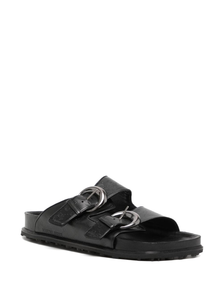 MARINE SERRE Men\'s Leather Sandal
