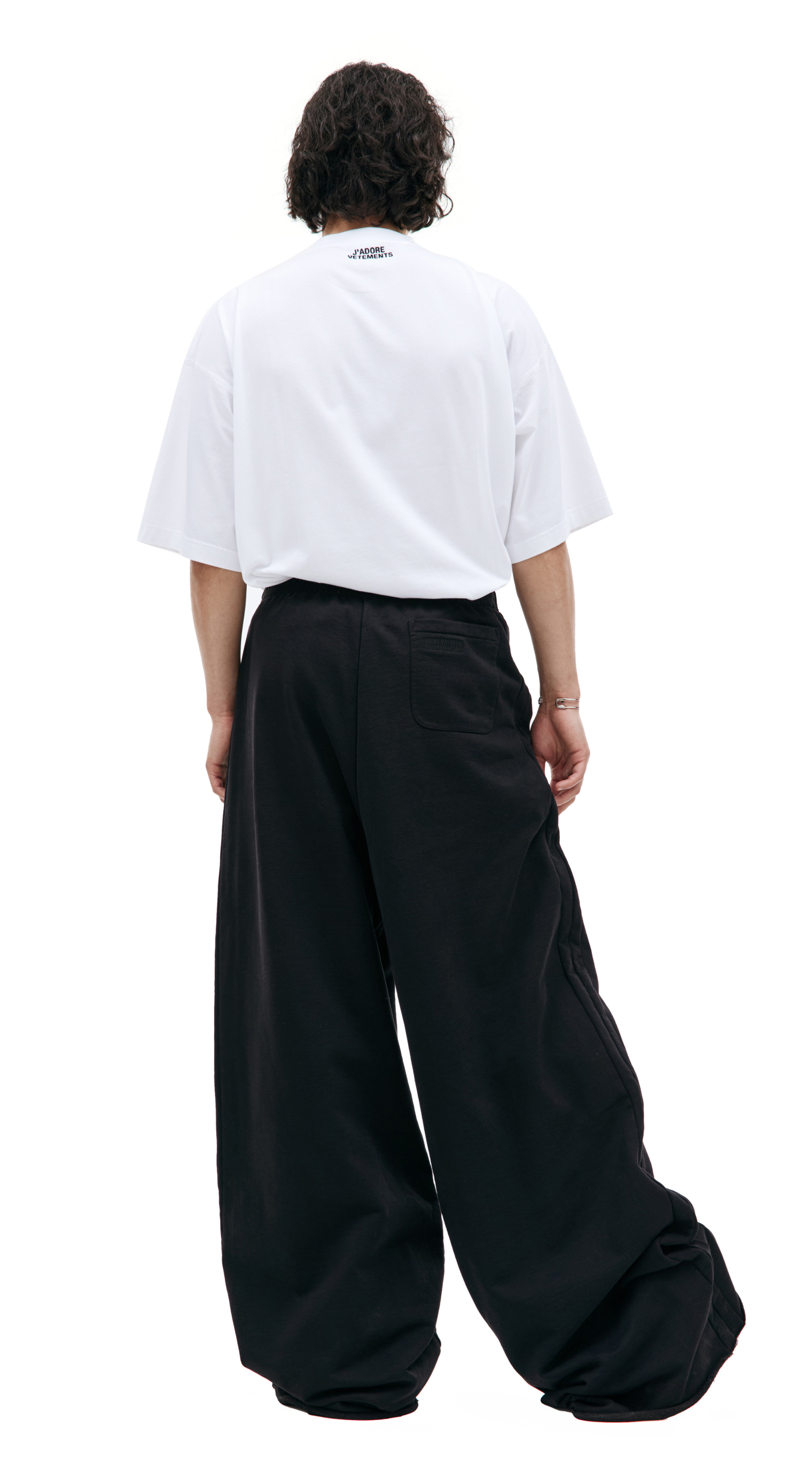 VETEMENTS Cotton wide legs sweatpants